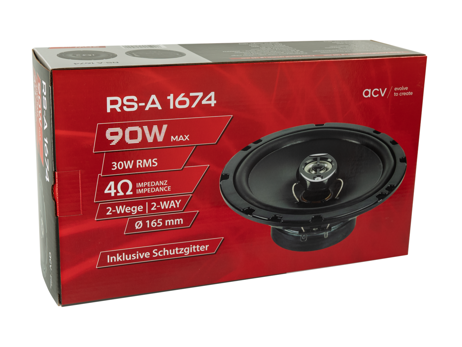 Lautsprecher Coaxial 2-Wege 165mm 30W/90W max.
