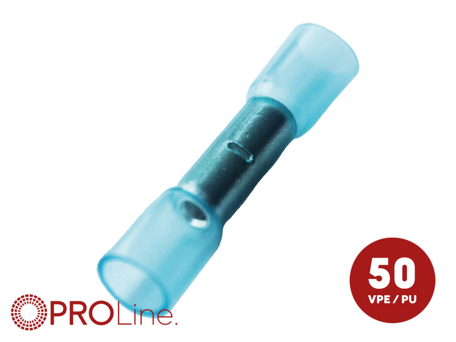 Stoßverbinder 1,5mm²-2,5mm² blau NYPA 50 Stück