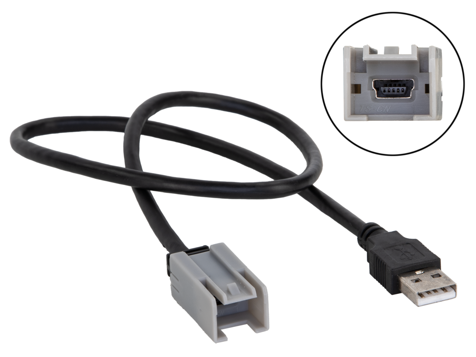 USB Adapter universal Mini-USB grau>USB-A lose