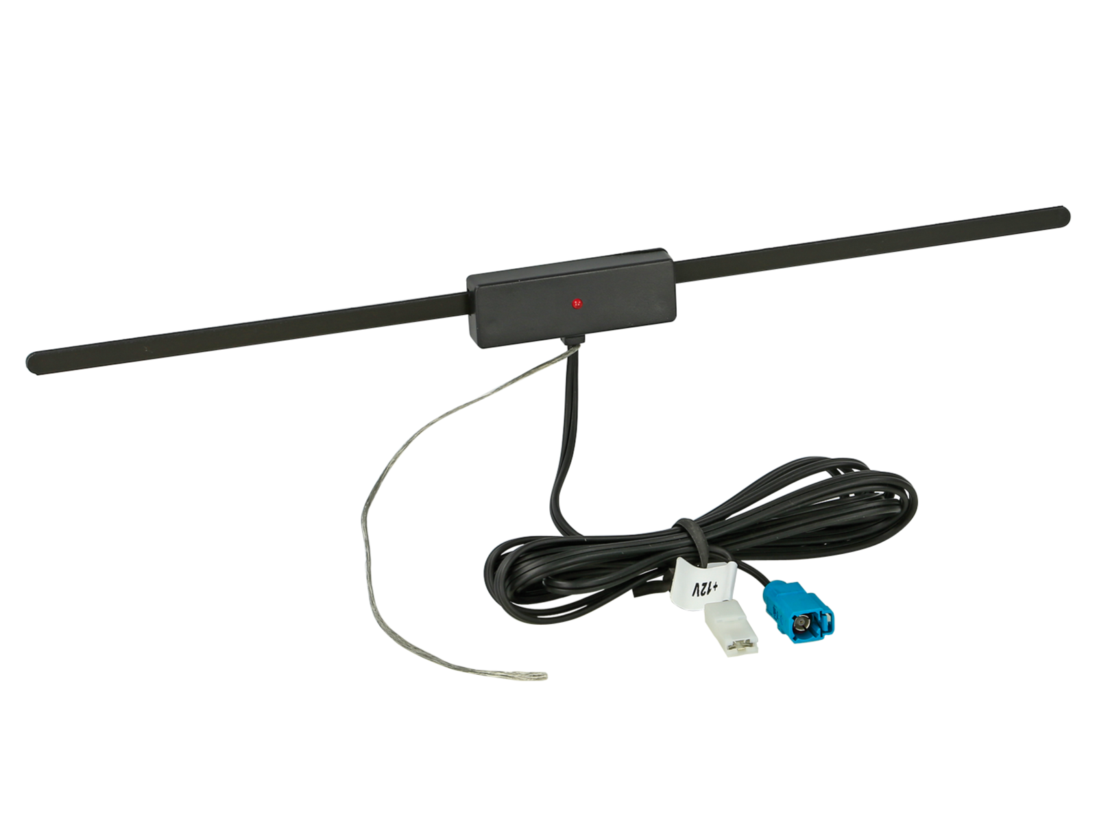 Glasklebeantenne AM/FM Fakra Z(f) 12V extern lose