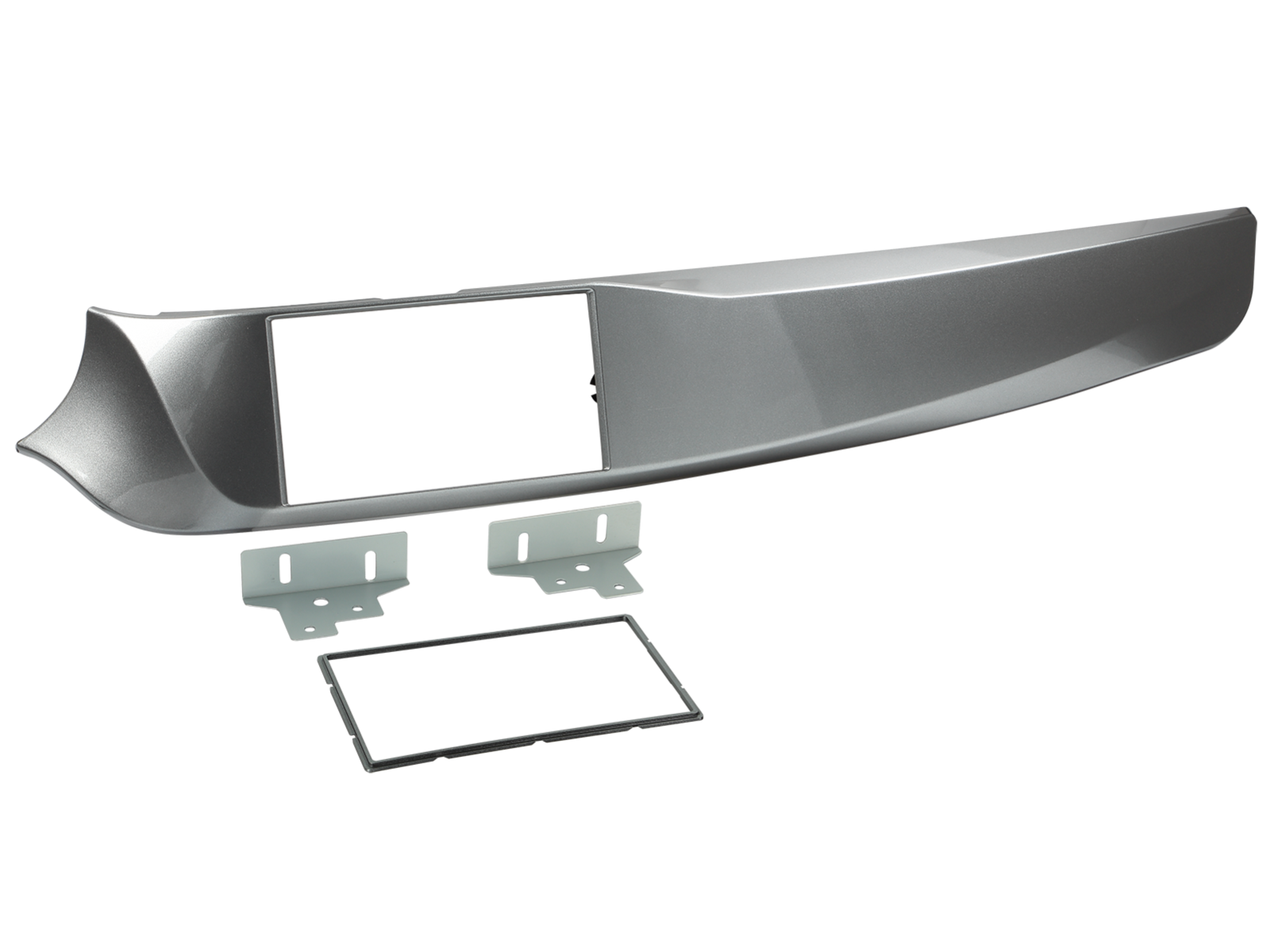 2-DIN Radioblende Alfa Romeo Guiletta 05/2010-10/2013 silber
