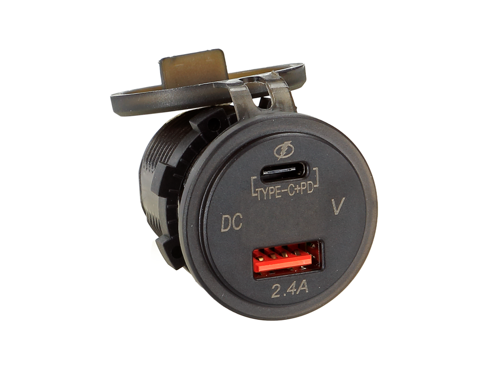 USB Ladeadapter 12V/24V USB-A/USB-C 5V 3.1A Schnellader