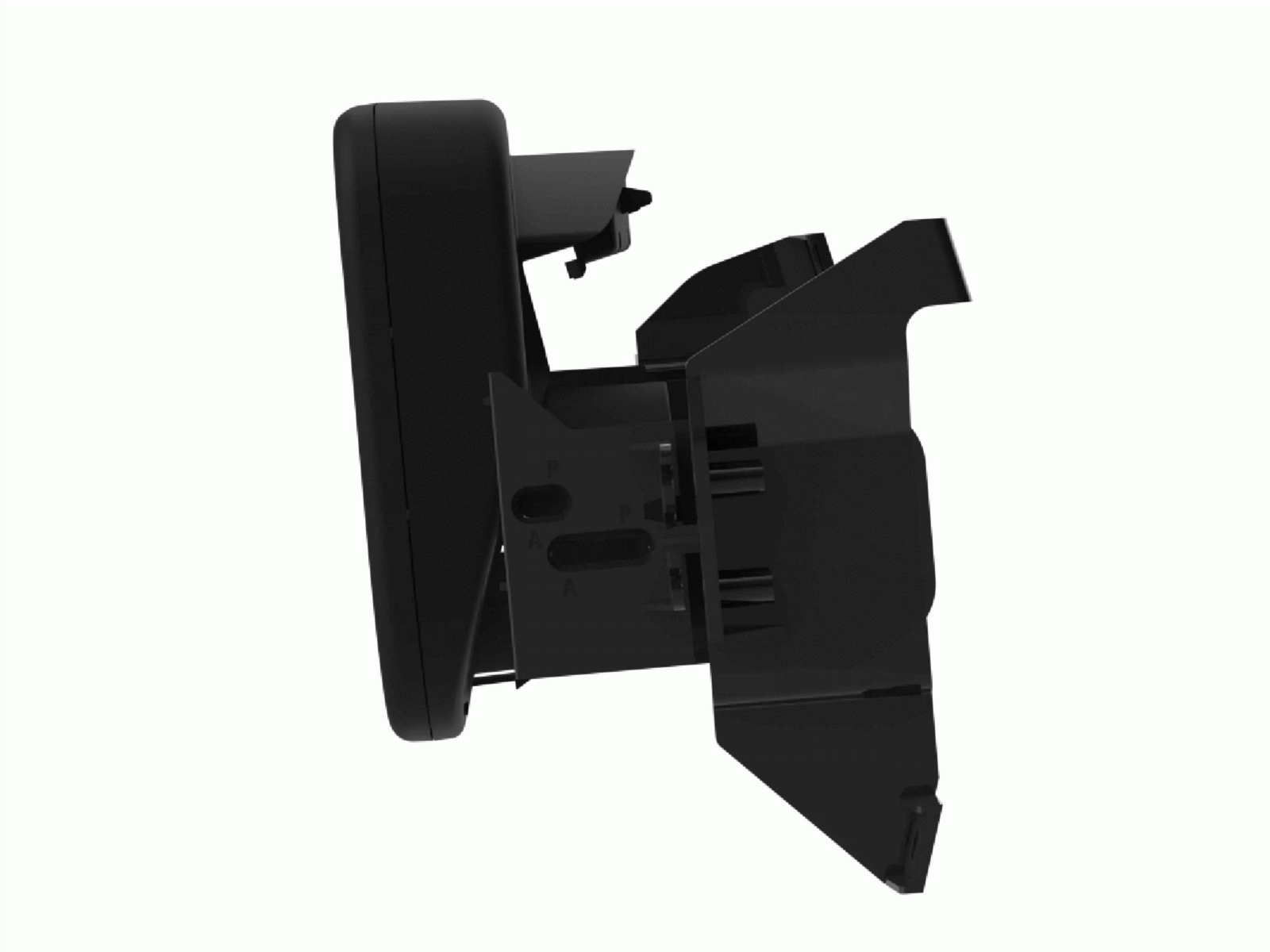 2-DIN Radioblende Ford Transit(FD) 06/2019-2024 schwarz matt