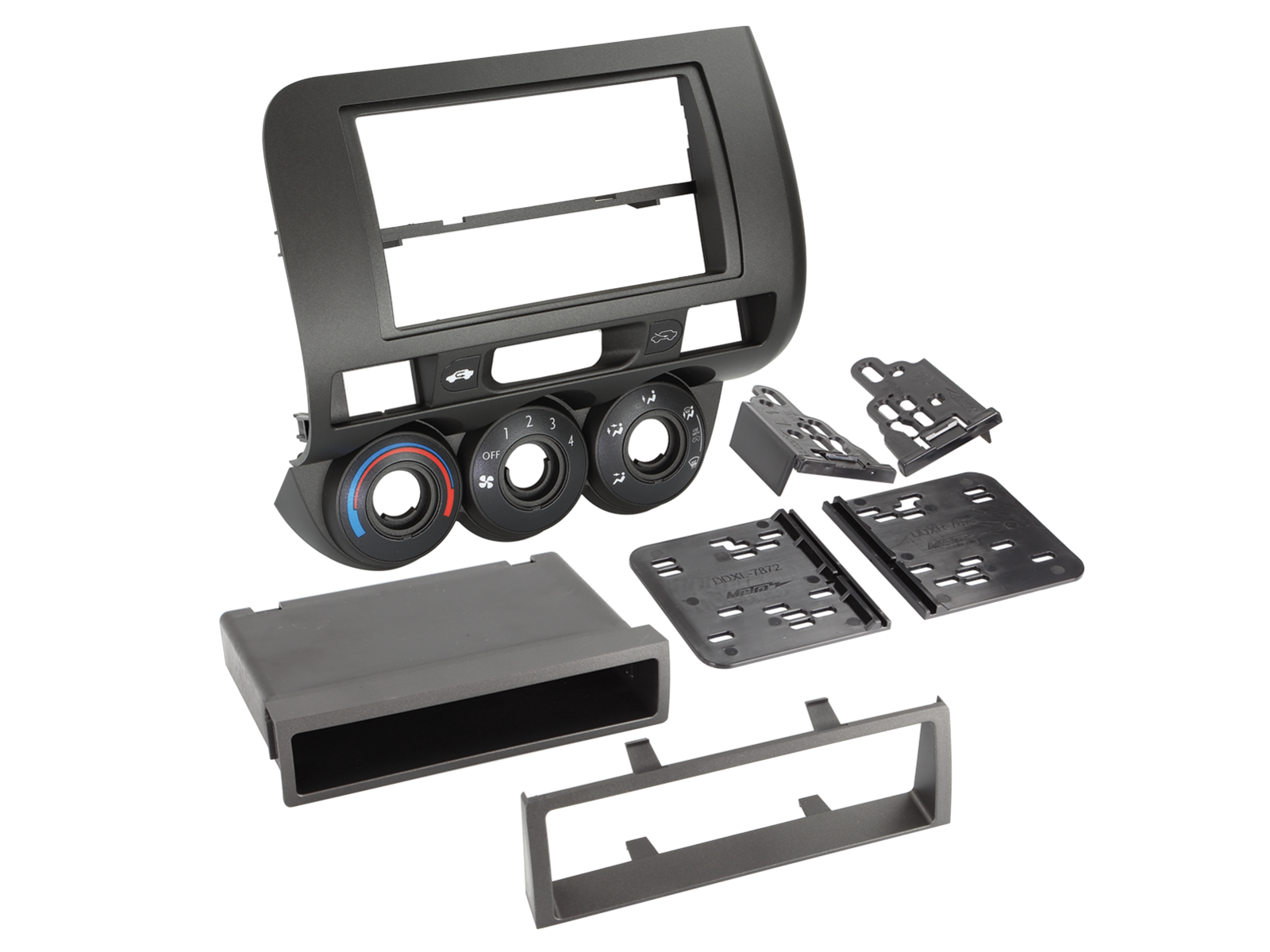 2-DIN Radioblende mit Fach Honda Fit/Jazz(GD) 2004-2008