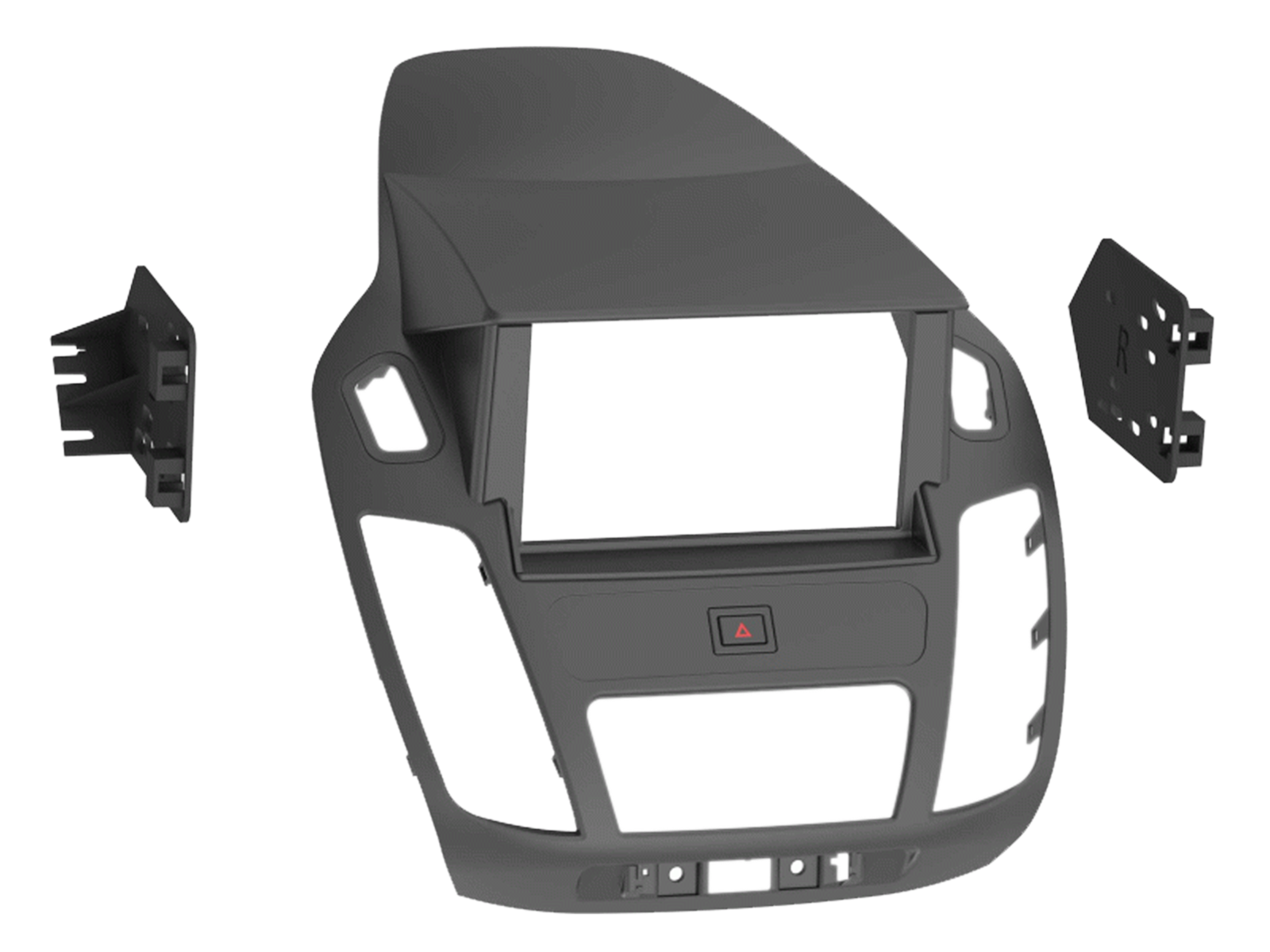 2-DIN Radioblende Ford Tourneo Connect/Transit Connect