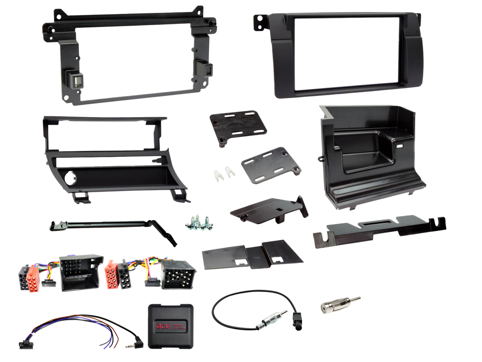 2-DIN Kit 4 BMW 3er(E46) 07/1998-02/2007 LFB/Antenne