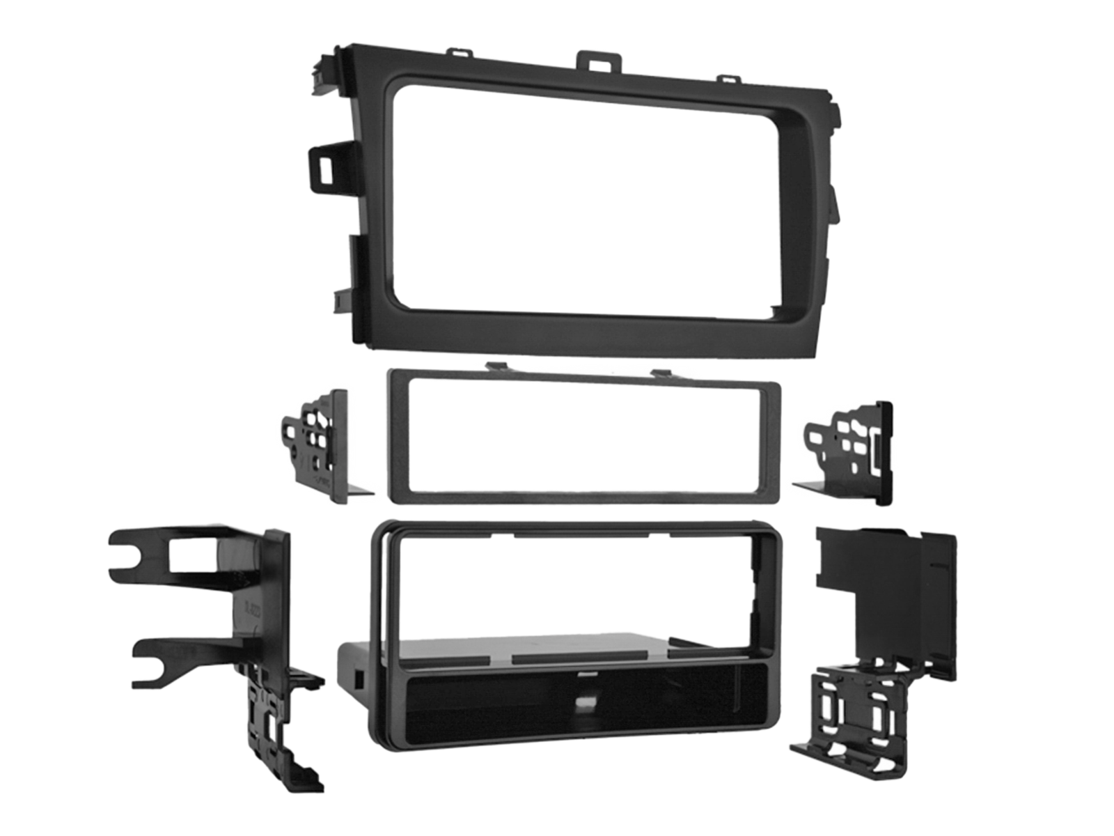 1-DIN Radioblende mit Fach Toyota Corolla 2009-2013 schwarz