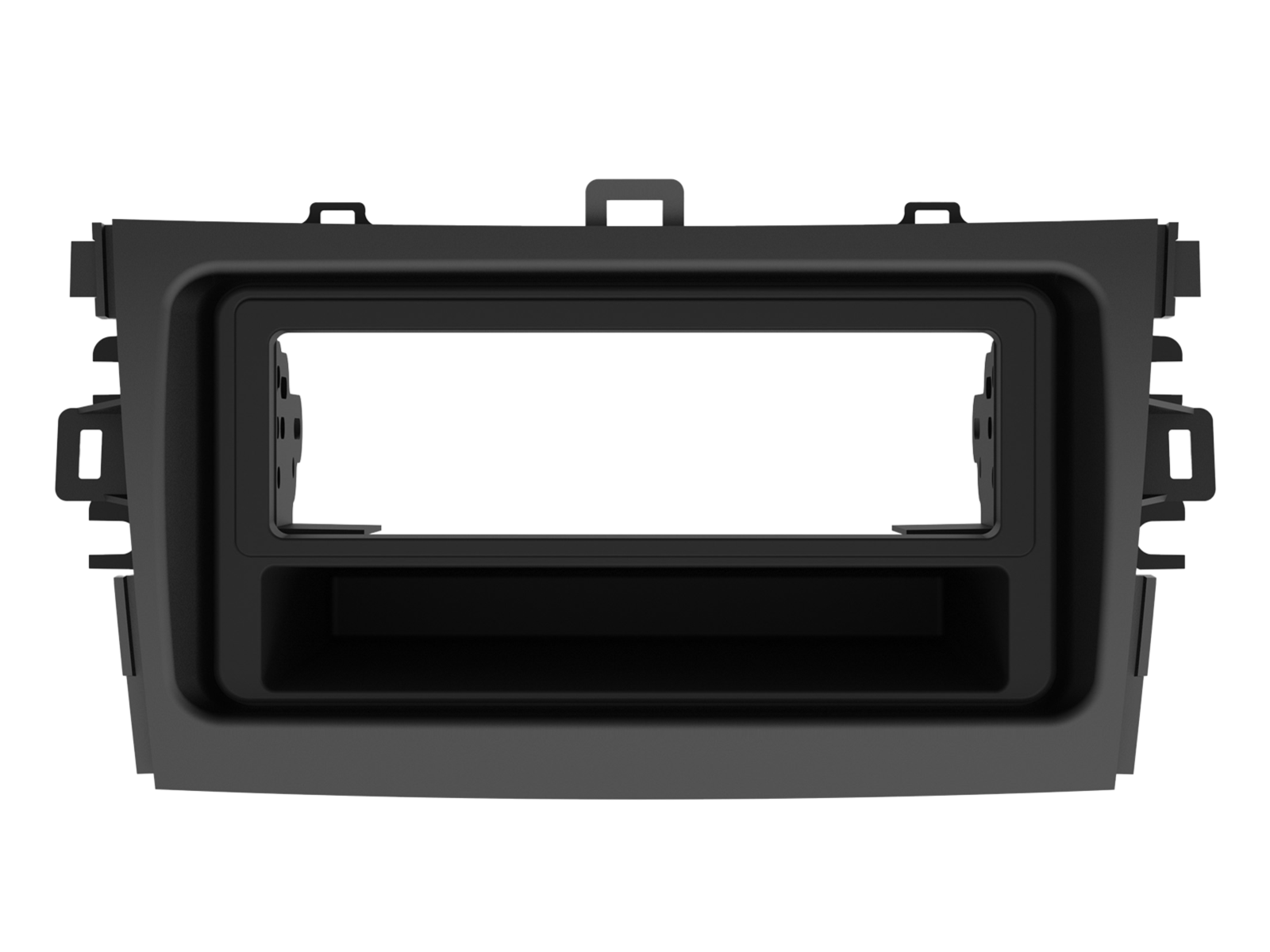 1-DIN Radioblende mit Fach Toyota Corolla 2009-2013 schwarz