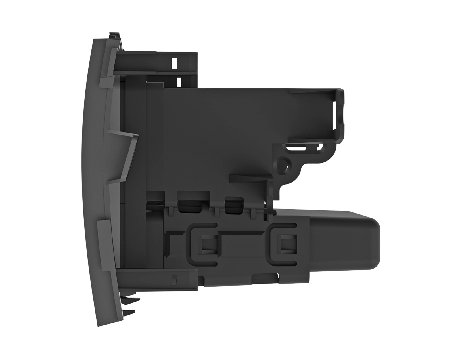 1-DIN Radioblende mit Fach Toyota Corolla 2009-2013 schwarz