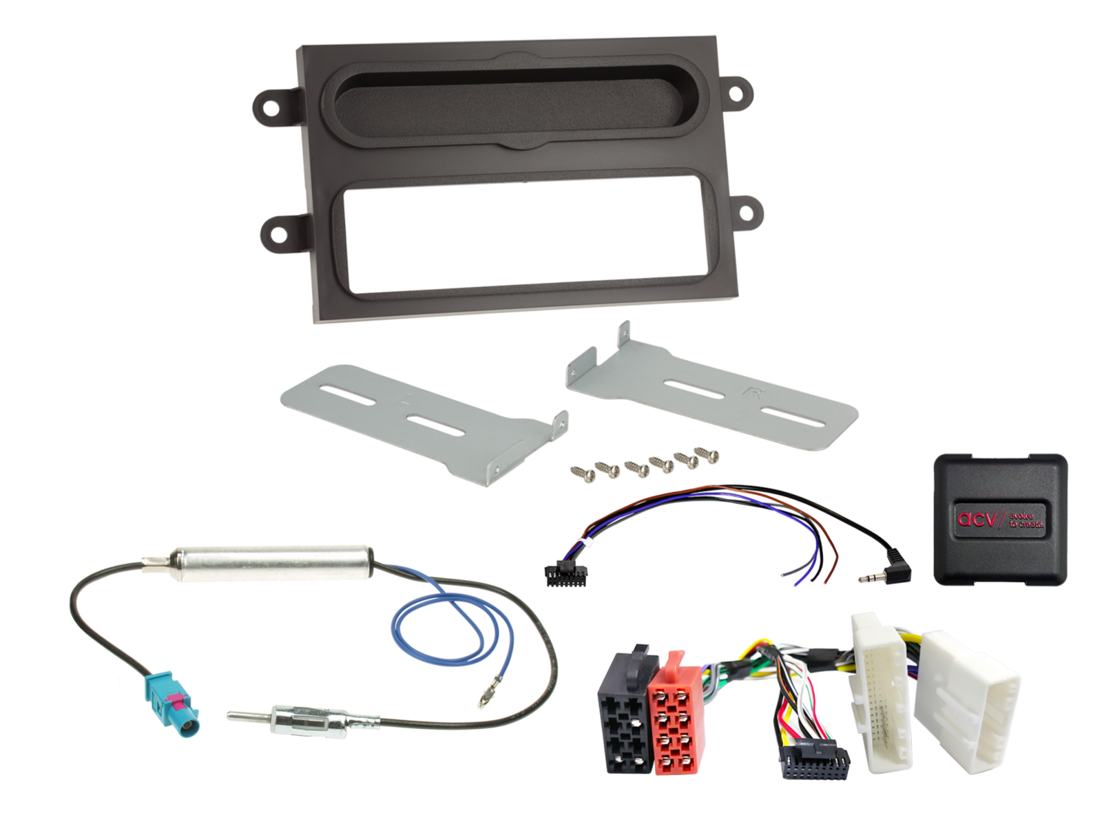 1-DIN Kit Renault Twingo(AH) 09/2014-04/2019 LFB/Antenne