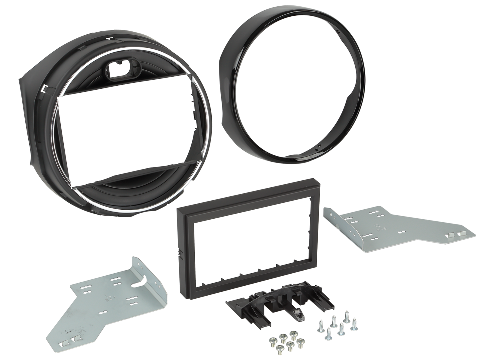 2-DIN Radioblende BMW Mini(F55/F56/F57) 2014-2018 schwarz