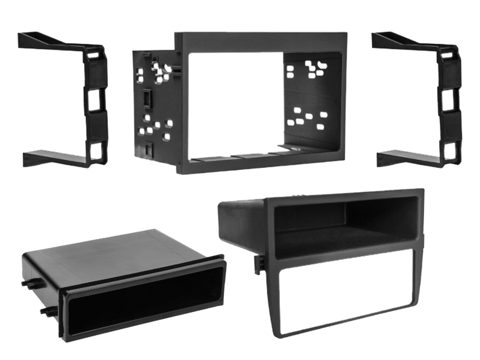 2-DIN Radioblende mit Fach Porsche 911(996)/Boxster(986)
