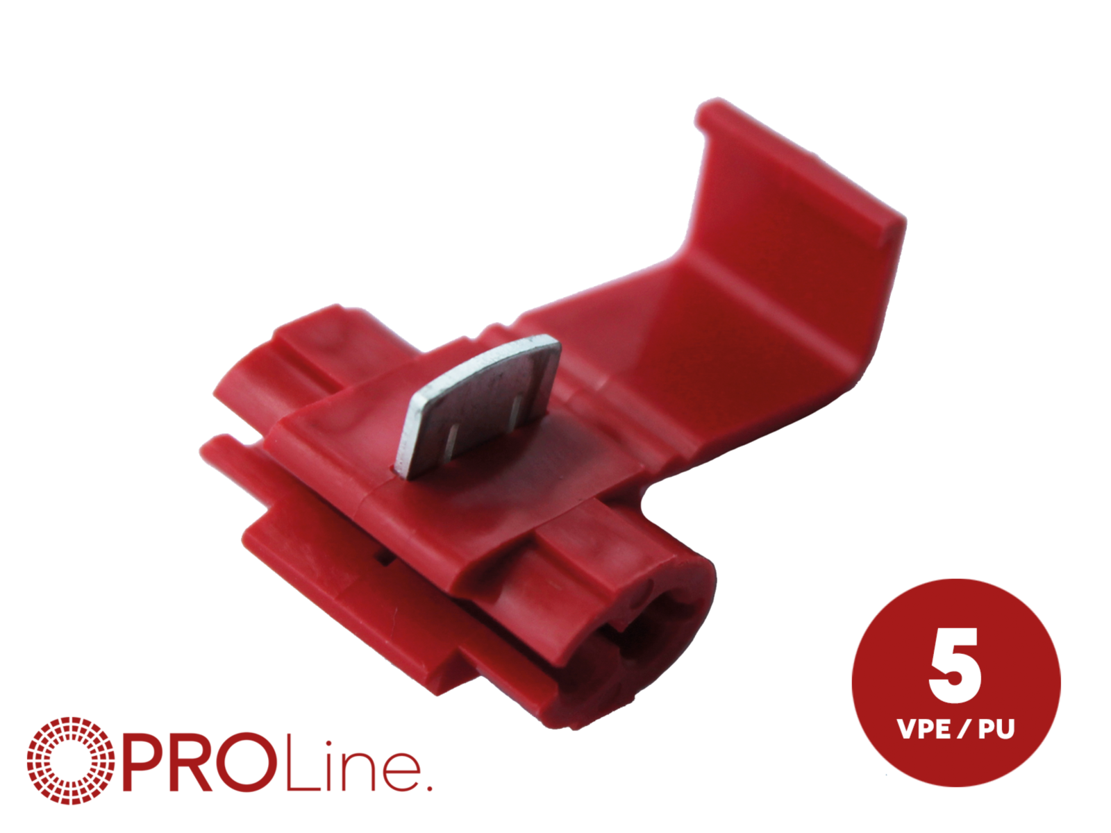 Abzweigverbinder 0,5mm²-1,0mm² rot OT 5 Stück