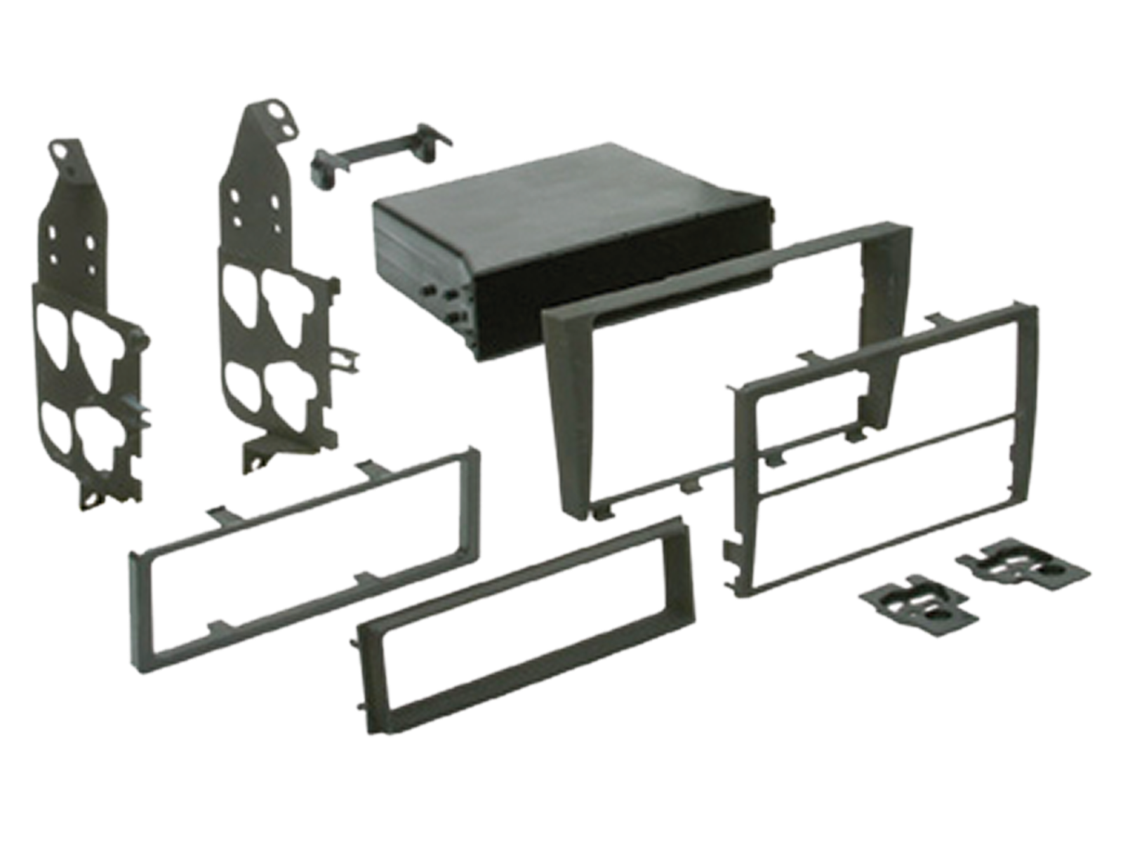 2-DIN Radioblende mit Fach Lexus IS 200/IS 300 schwarz