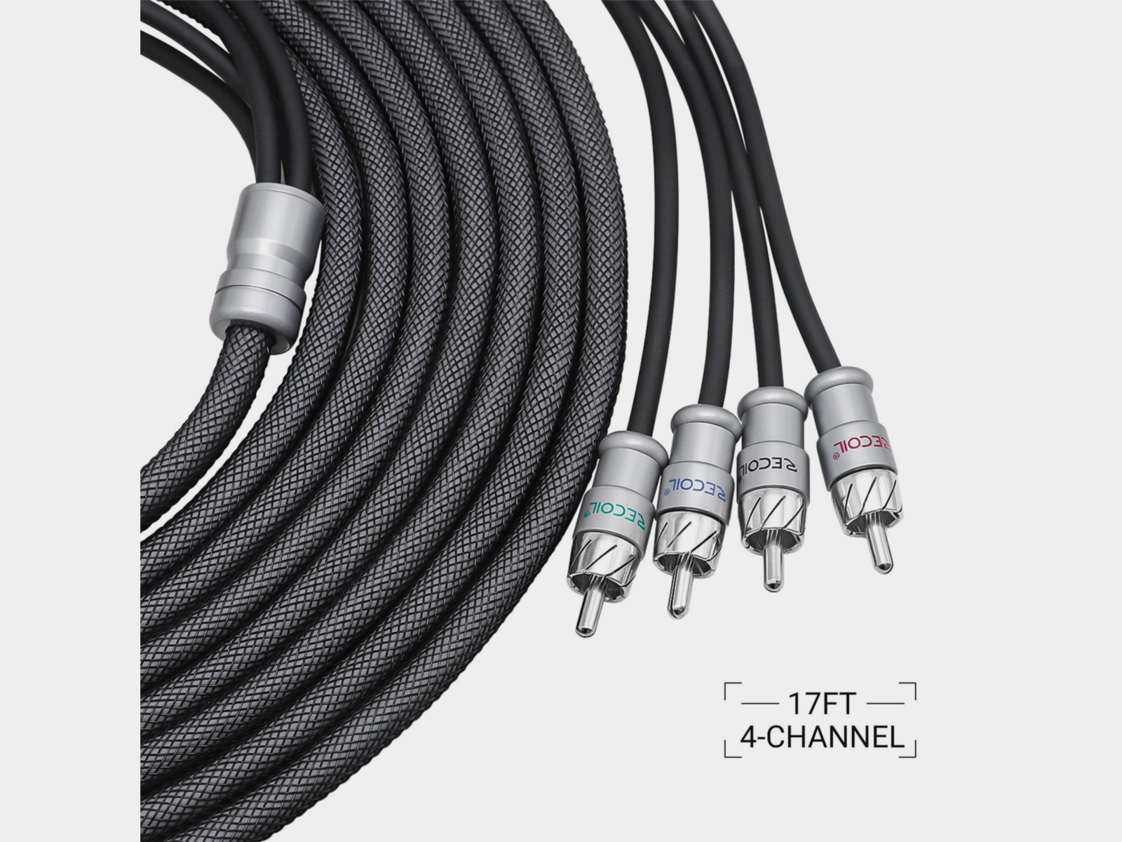 Recoil Echo Max Premium OFC Cinch Kabel 4 Kanal 510cm
