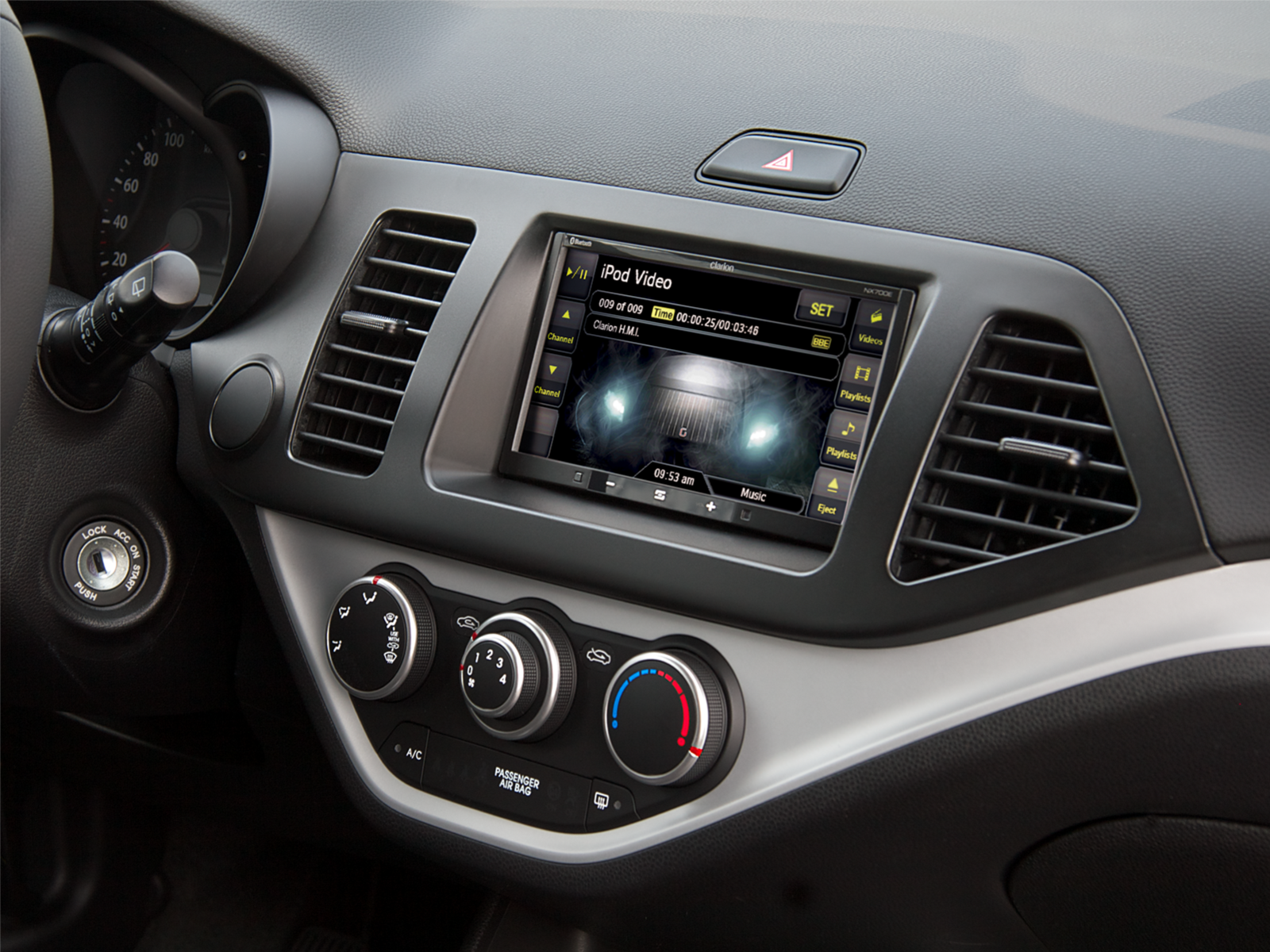 2-DIN Radioblende Kia Picanto(TA) 09/2011-03/2017 LHD