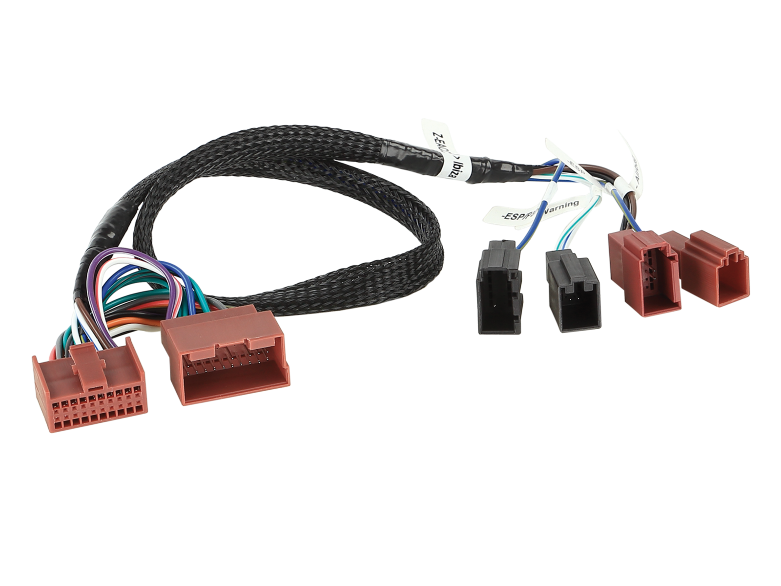 2-DIN Radioblende mit Fach Seat Ibiza galway grau/Kabelsatz