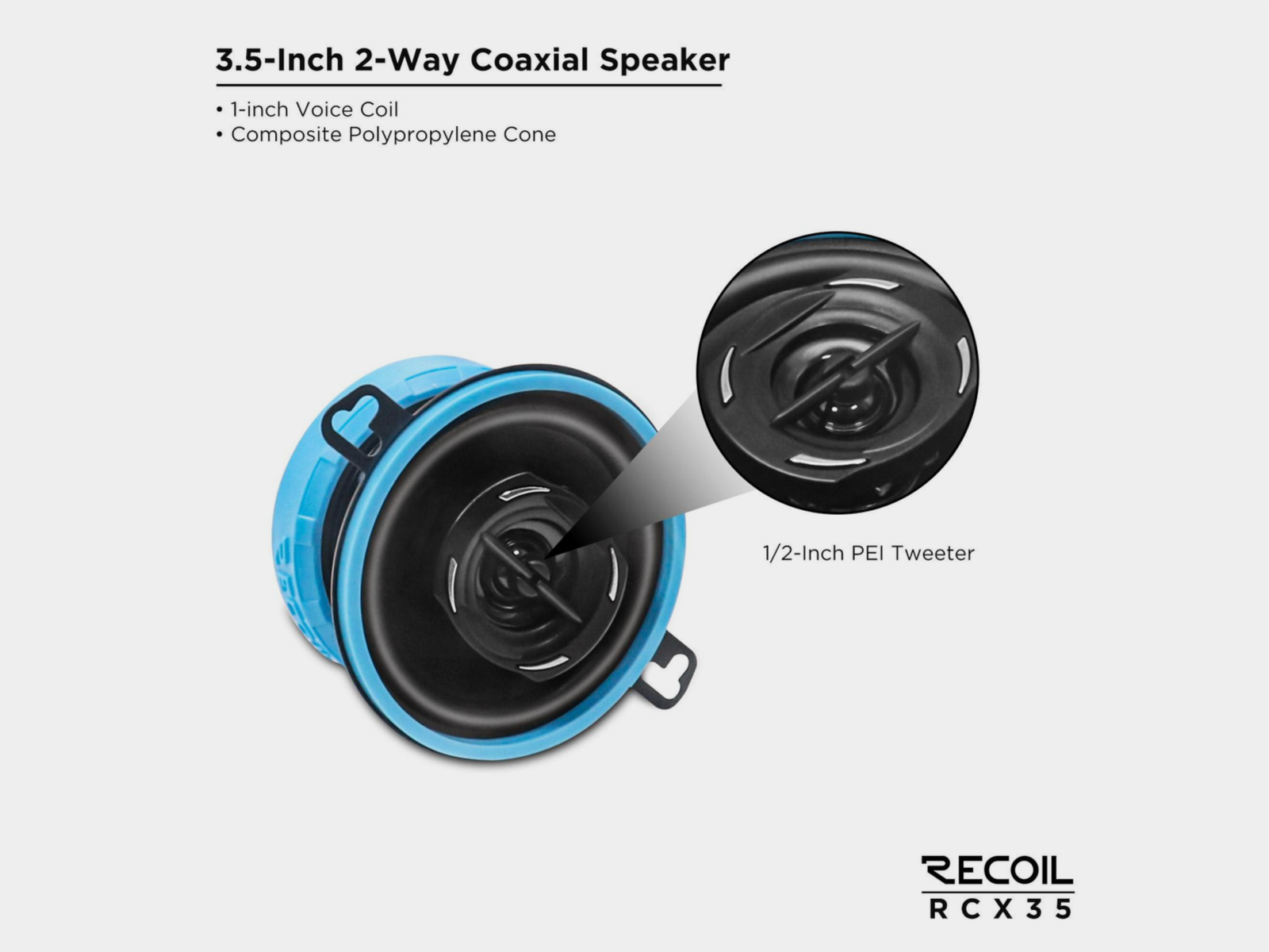 Lautsprecher Coaxial Recoil Echo 2-Wege 85mm/20W RMS