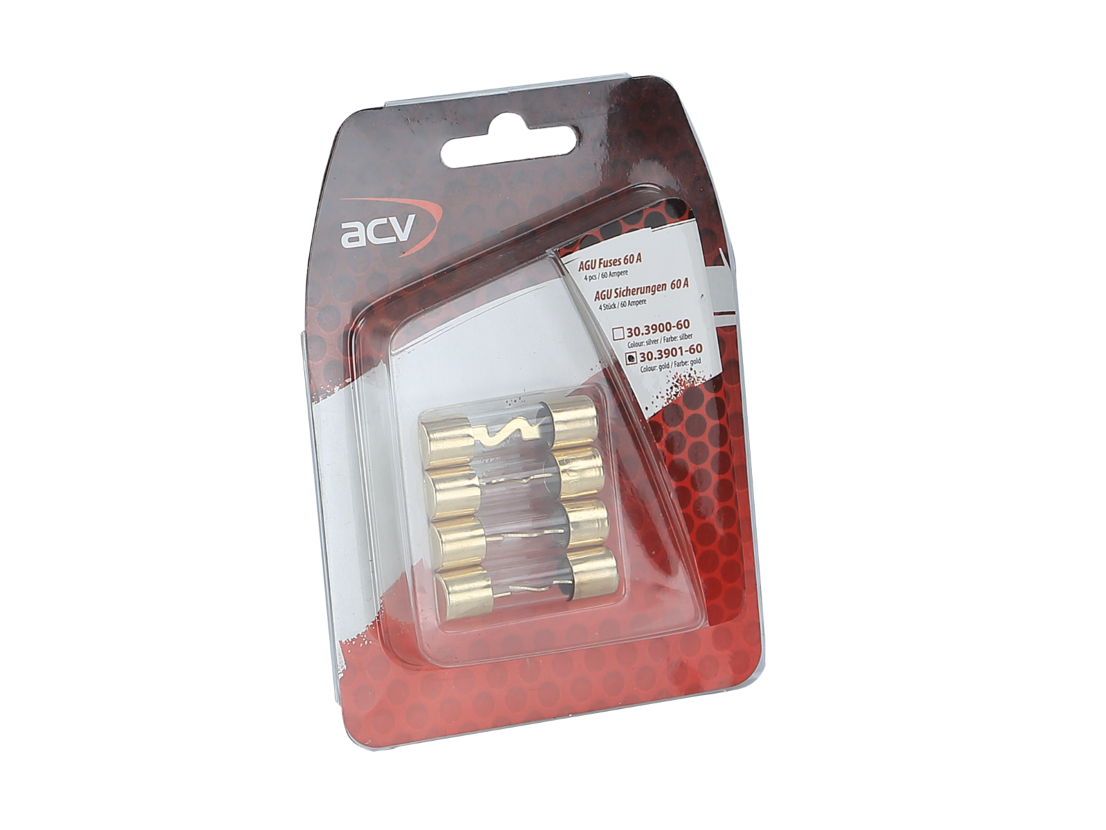Sicherung AGU 60 Ampere (gold) 4 Stück