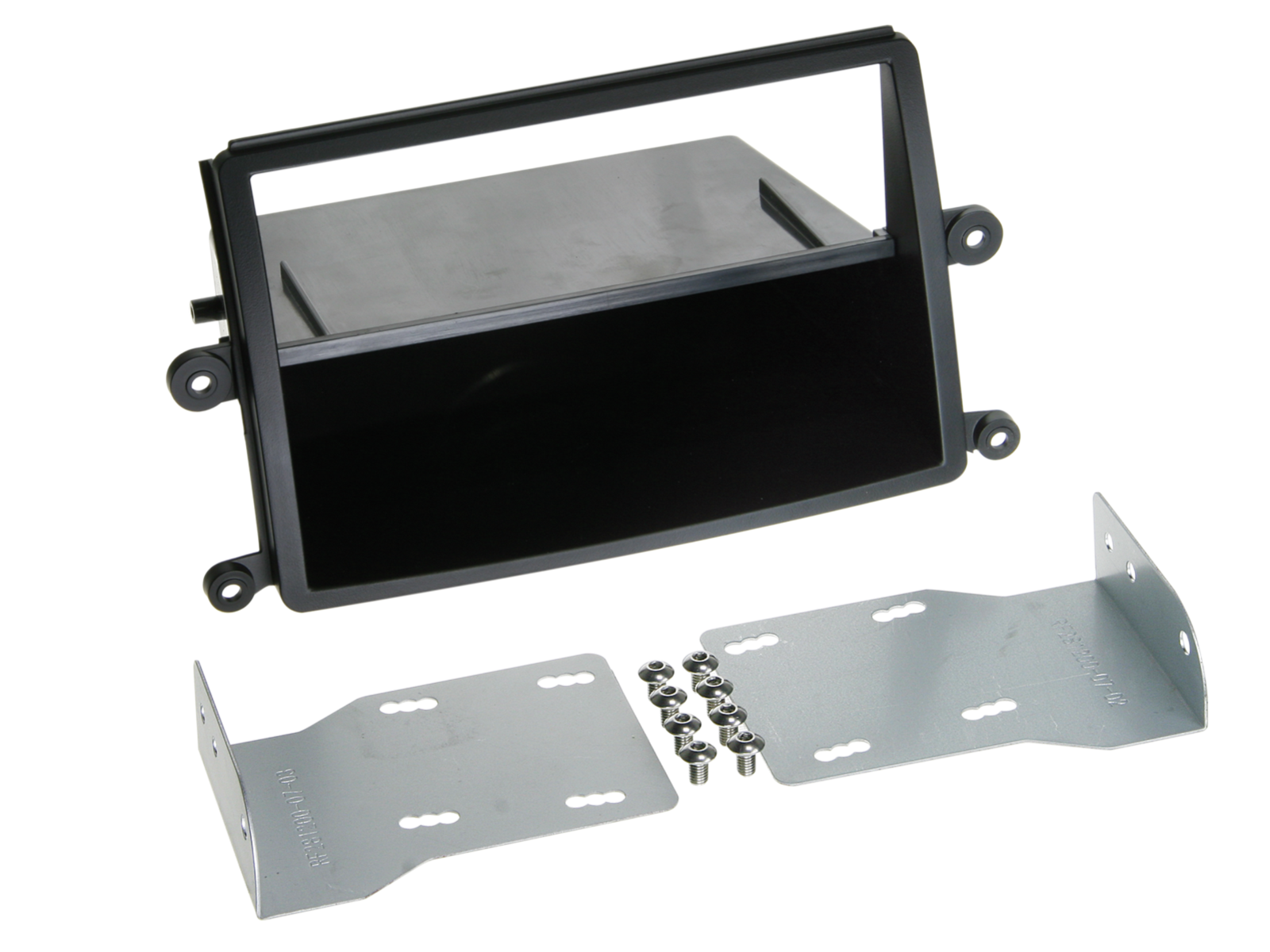 2-DIN RB mit Fach Mitsubishi L200 2006 > schwarz