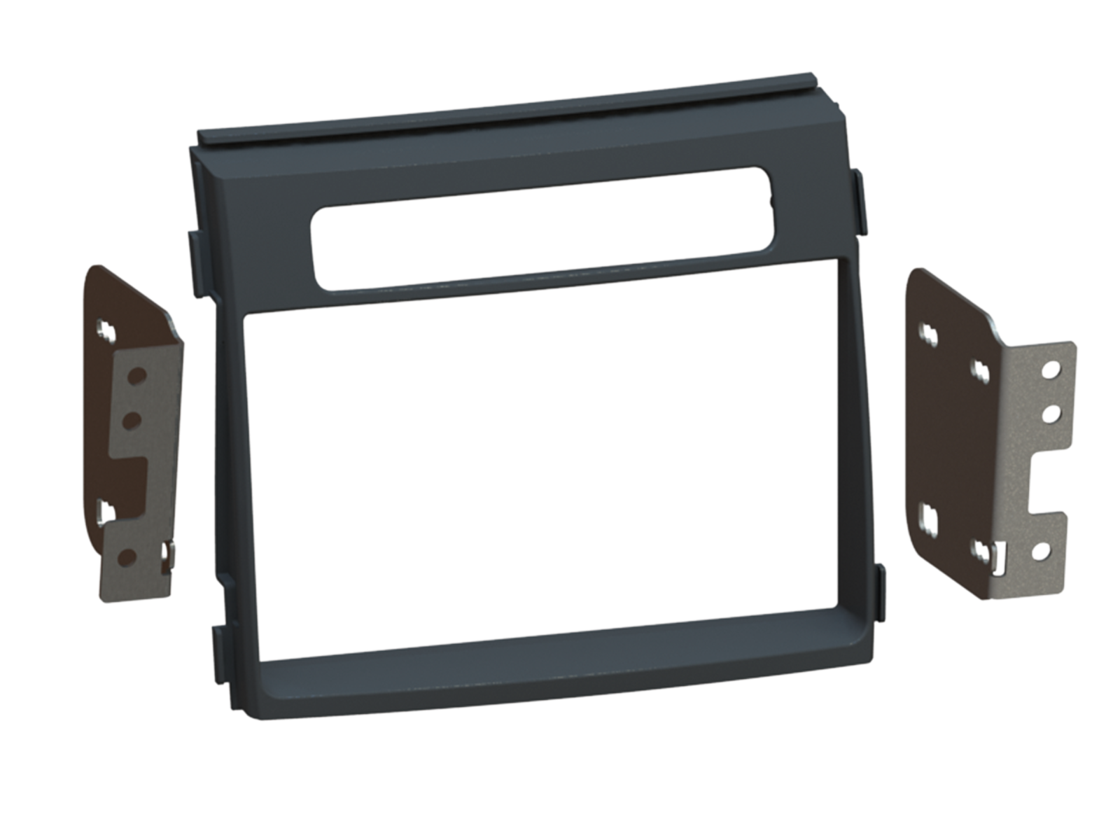 2-DIN Radioblende Kia Soul(AM)02/2009-09/2011 schwarz