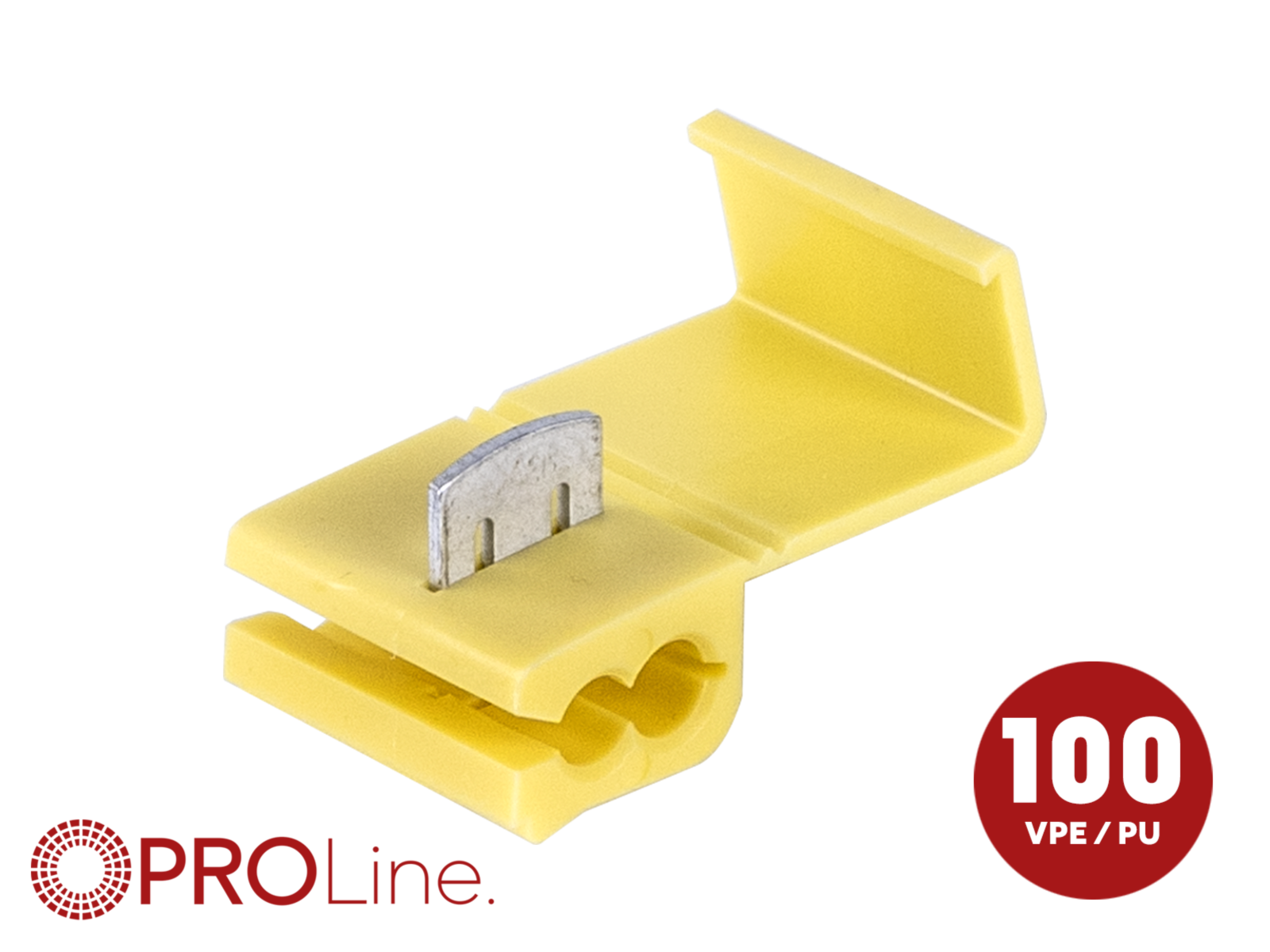 Abzweigverbinder 4,0mm²-6,0mm² gelb OT 100 Stück