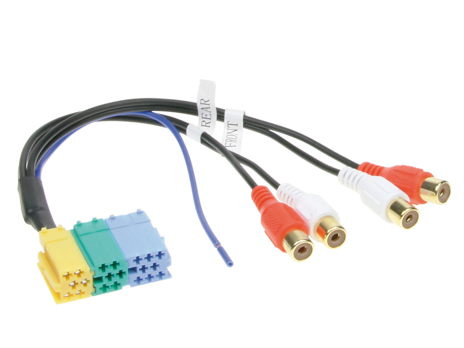 Vorverstärkeradapter  Mini ISO > Cinch lose