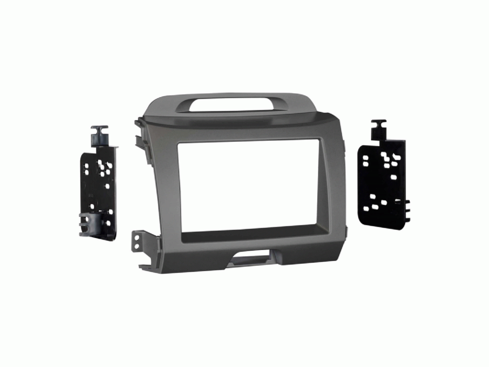 2-DIN Radioblende Kia Sportage(SL) 08/2010-01/2016 grau