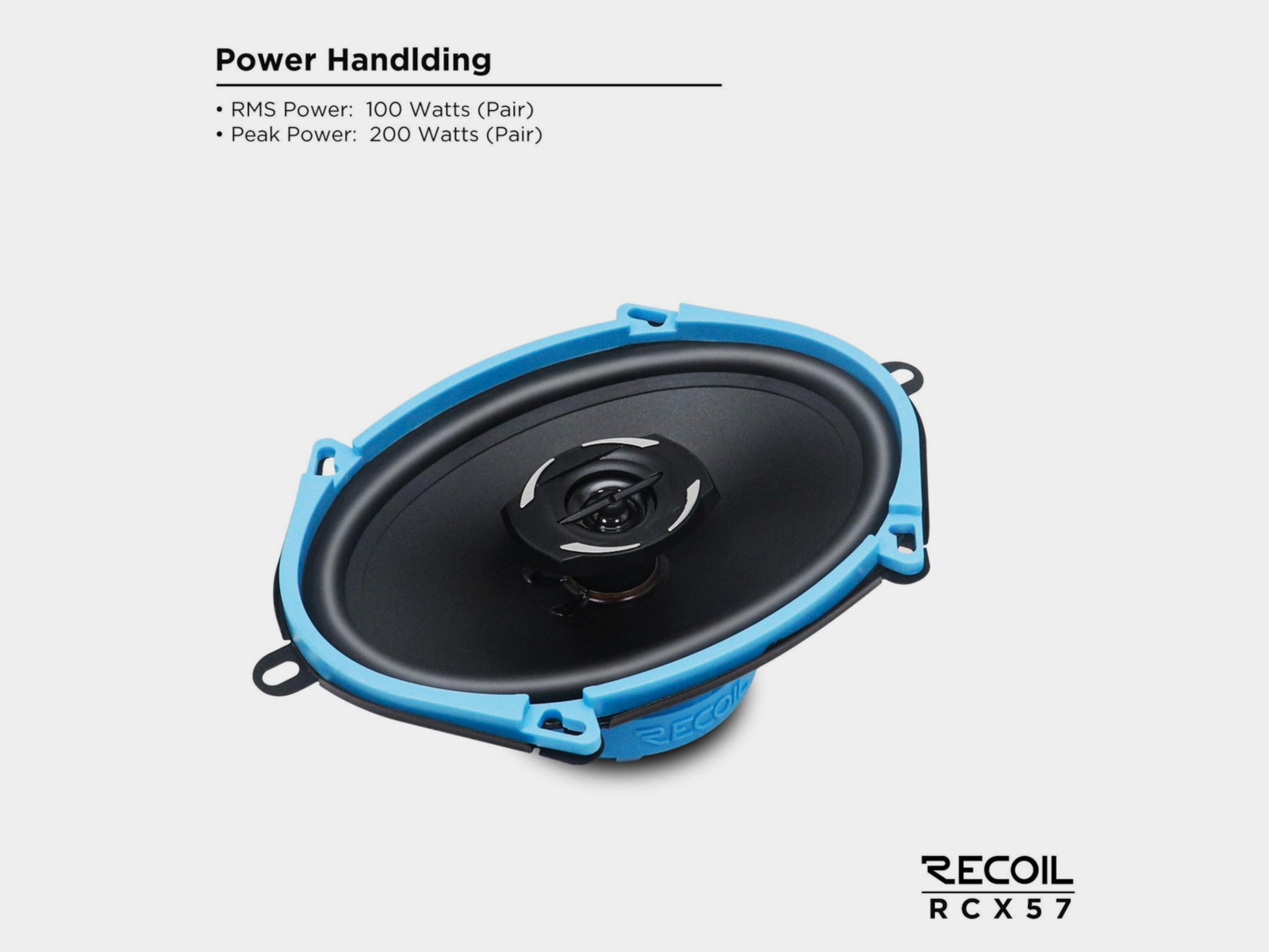 Lautsprecher Coaxial Recoil Echo 2-Wege 5x7 Zoll/50W RMS