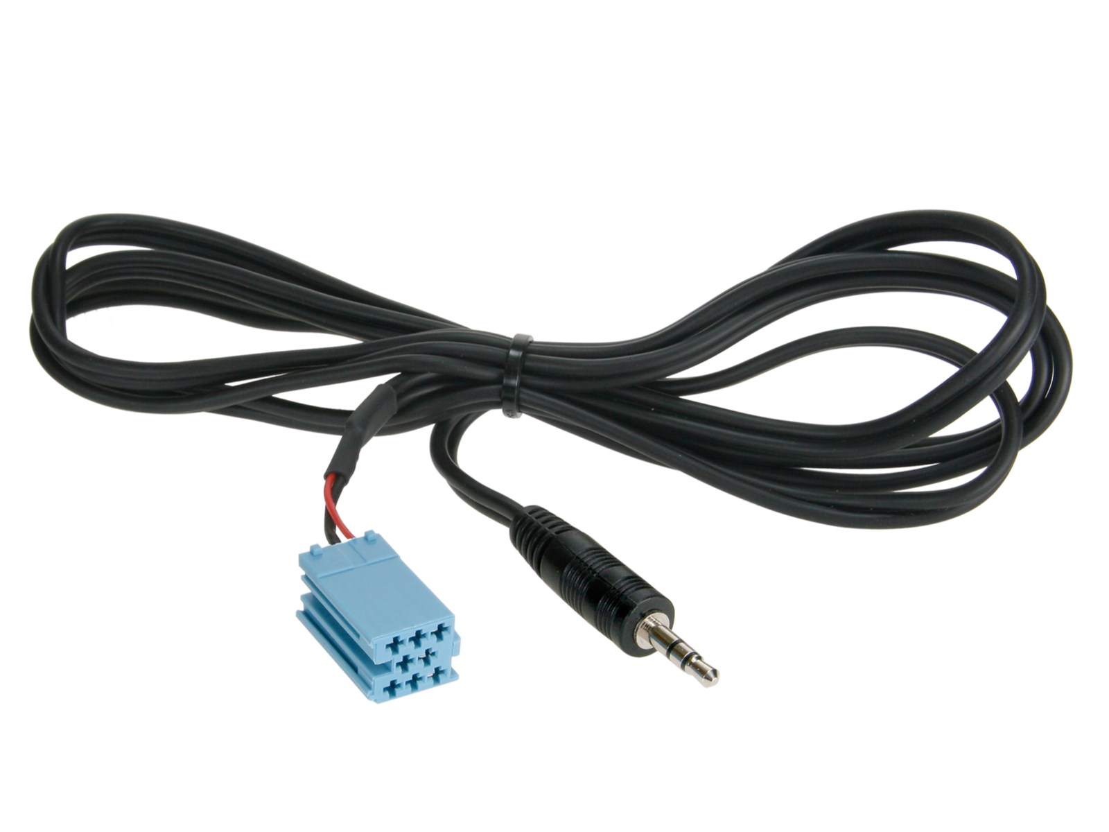 AUX In Adapter VW Mini-ISO (blau) lose