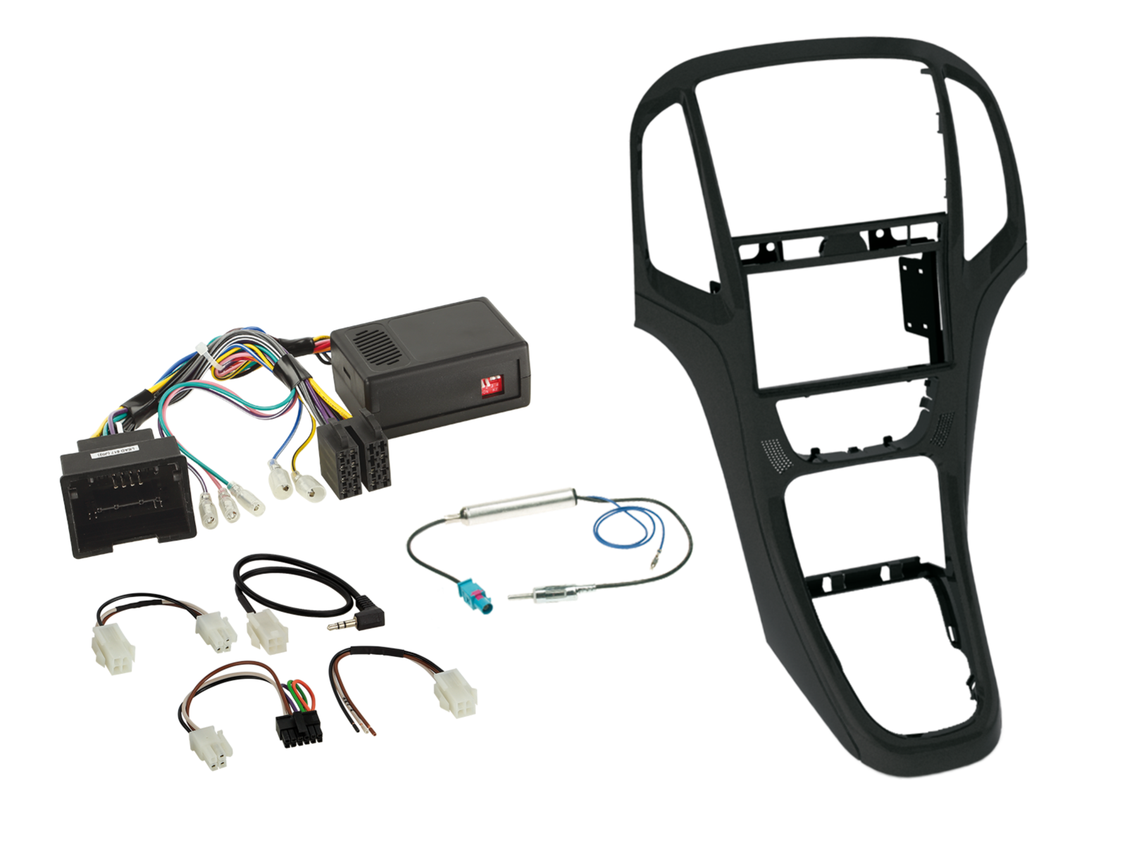 2-DIN Kit Opel Astra J 2009-2016 perl schwarz LFB/Lead 3