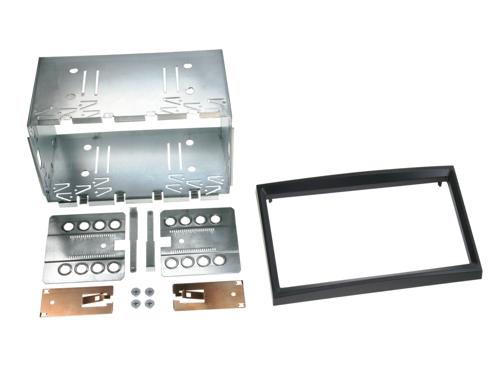 2-DIN Radioblende Citroen/Fiat/Peugeot/Toyota schwarz