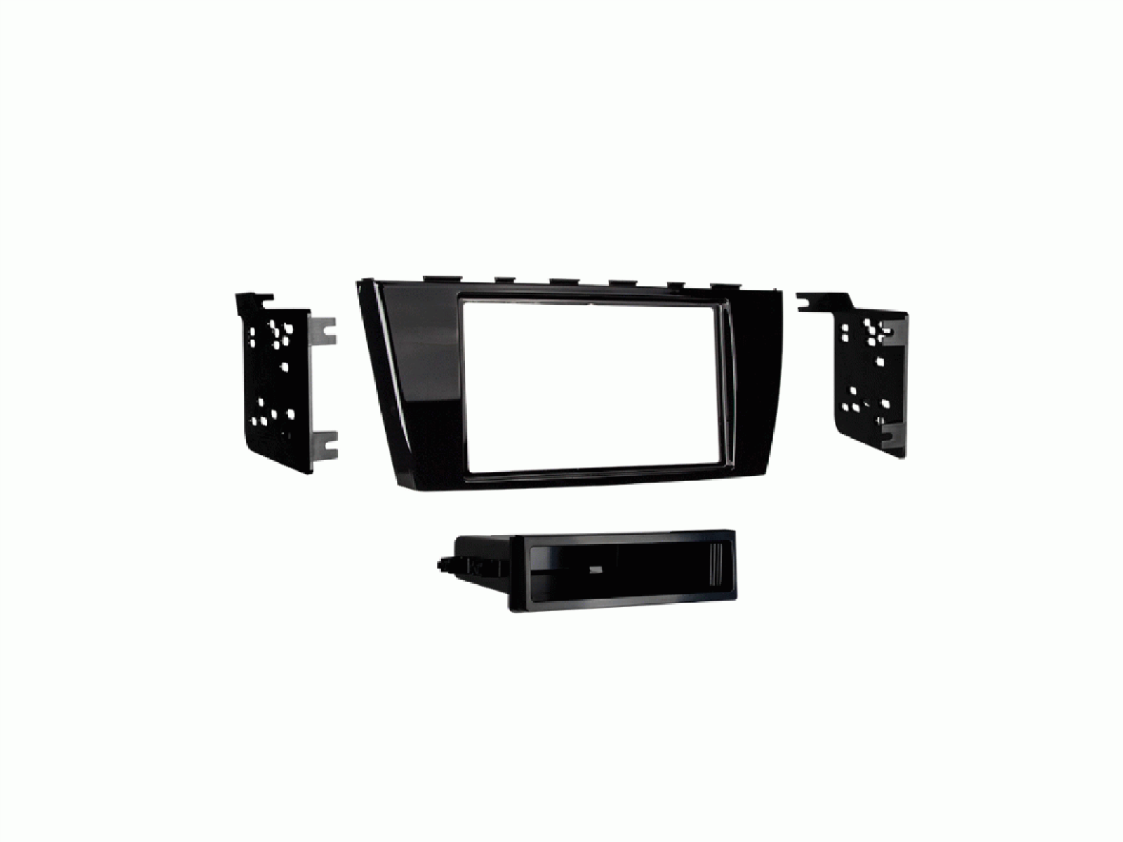 2-DIN Radioblende mit Fach Mitsubishi Mirage/Space Star