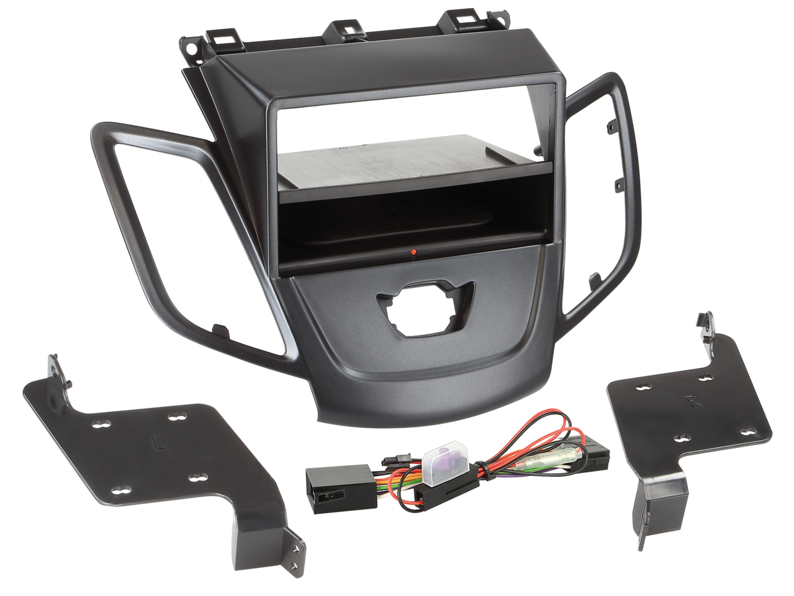 2-DIN Radioblende INBAY® Ford Fiesta ohne Display schwarz
