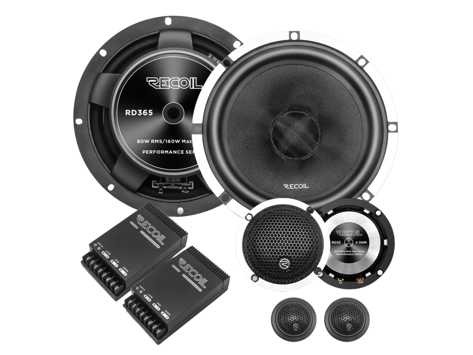 Lautsprecher Sytem Recoil Echo PRO 3 Wege 165mm/80W RMS