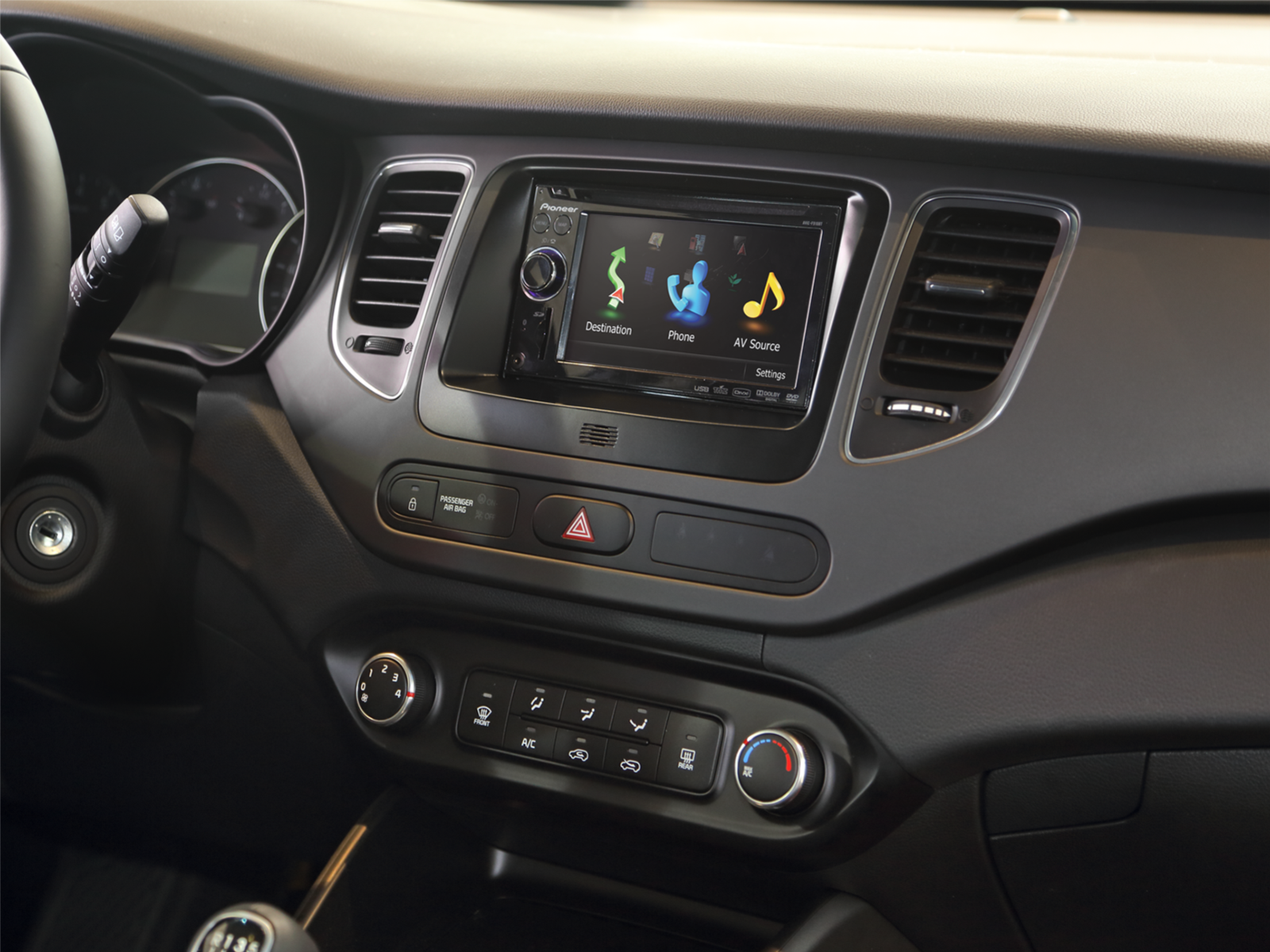 2-DIN Radioblende Kia Carens(RP) 05/2013-12/2018