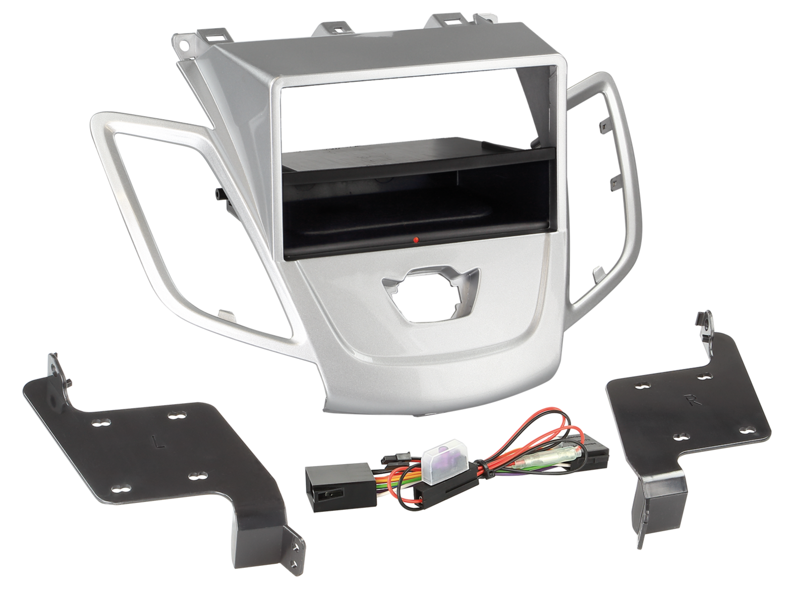 2-DIN Radioblende INBAY® Ford Fiesta ohne Display silber