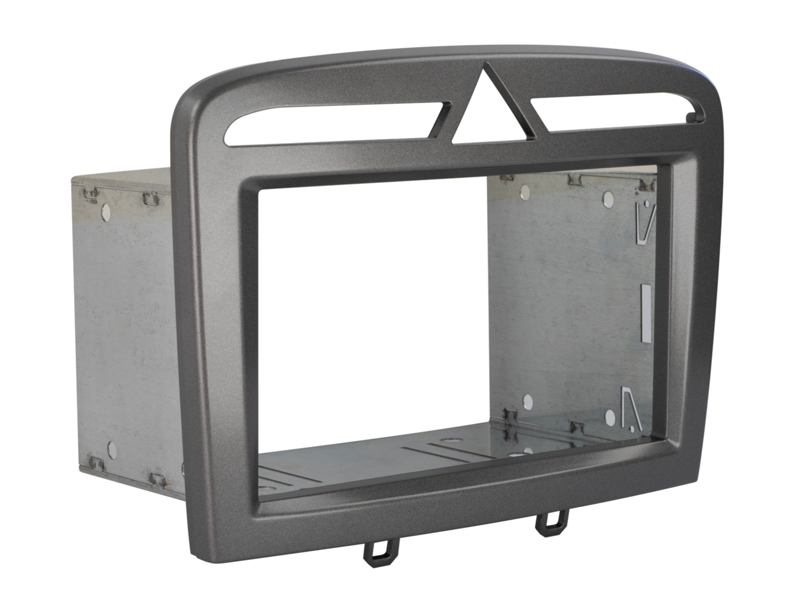 2-DIN Radioblende Peugeot 308(4)/RCZ(4J) warm silber