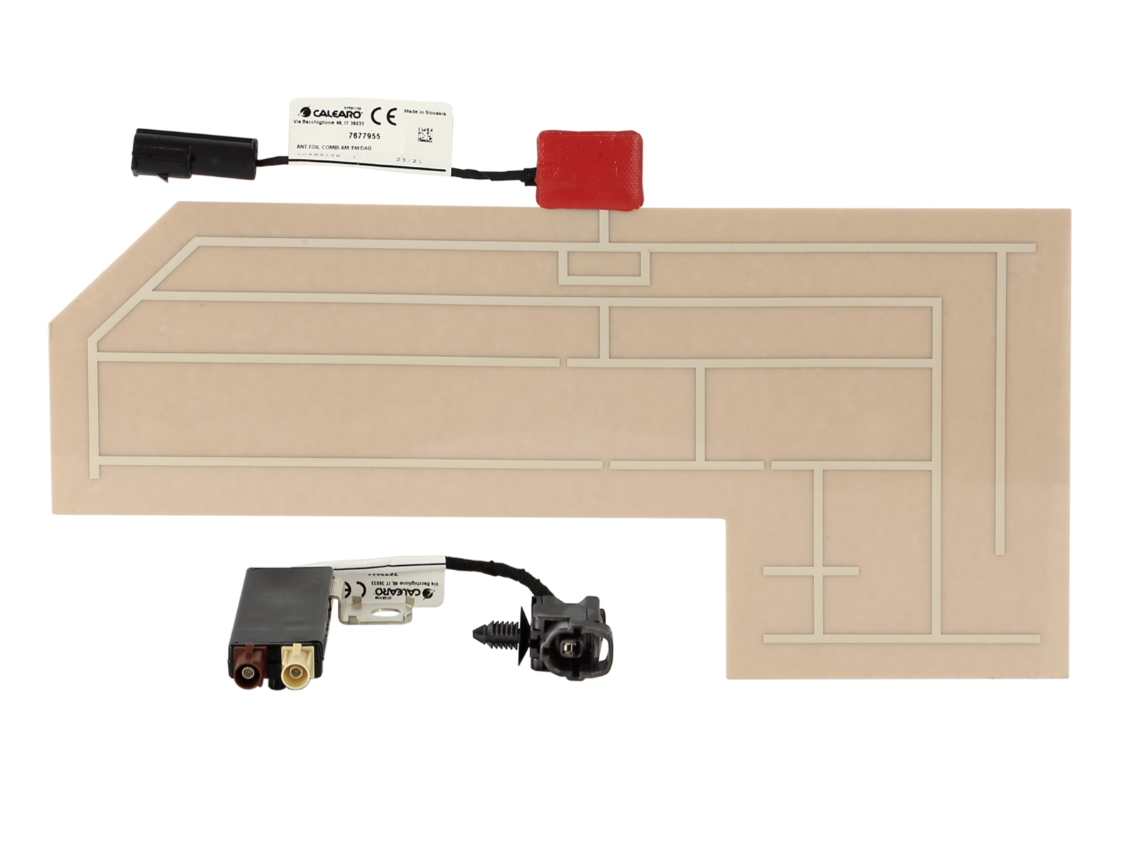 Glasklebeantenne Folienklebeantenne FM/DAB+