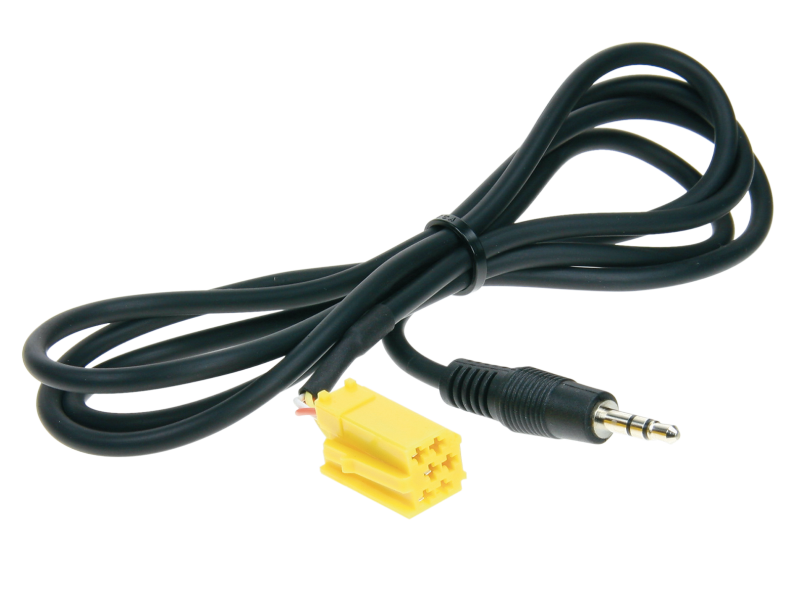 AUX In Adapter Alfa / Fiat Mini-ISO (gelb) lose