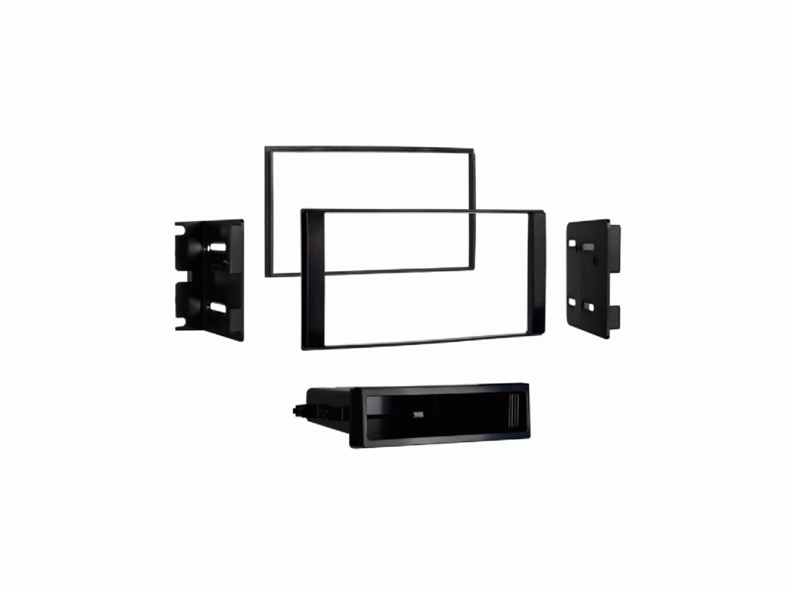 2-DIN Radioblende mit Fach Nissan NV200/Chevrolet Express