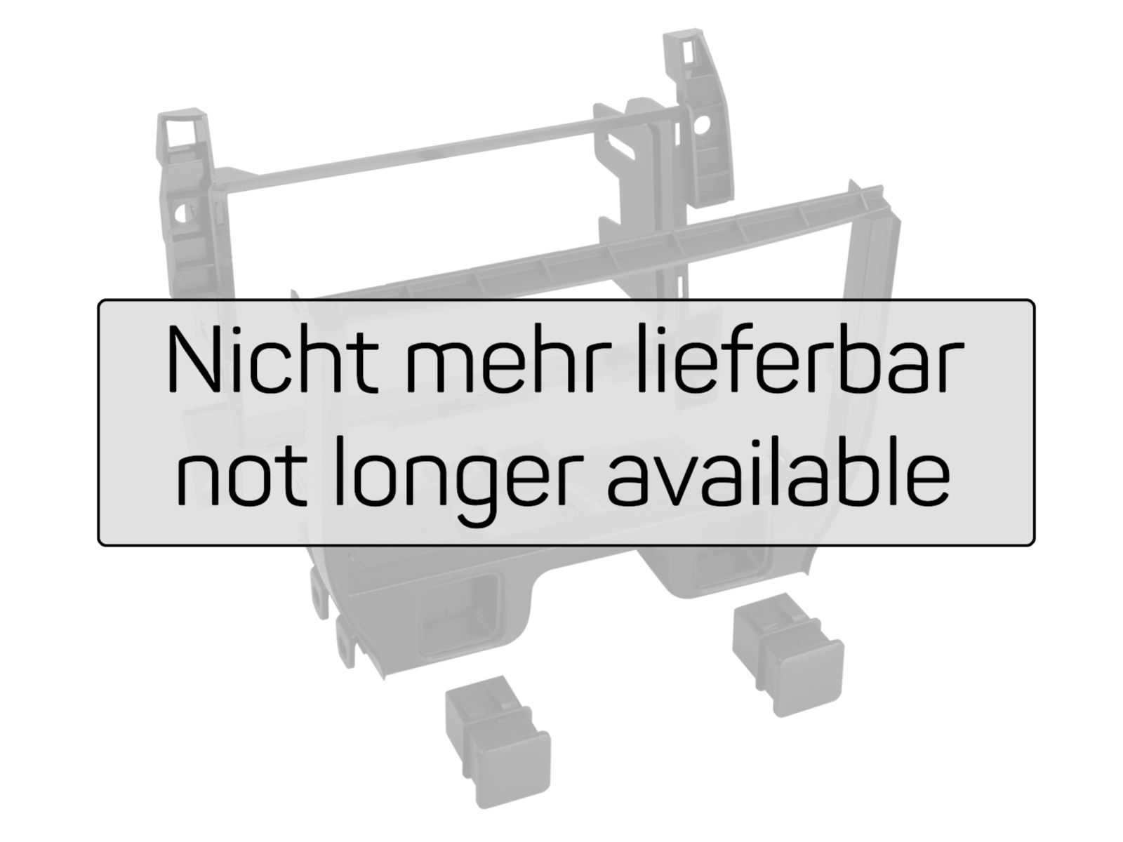 2-DIN Radioblende Citroen nicht mehr lieferbar