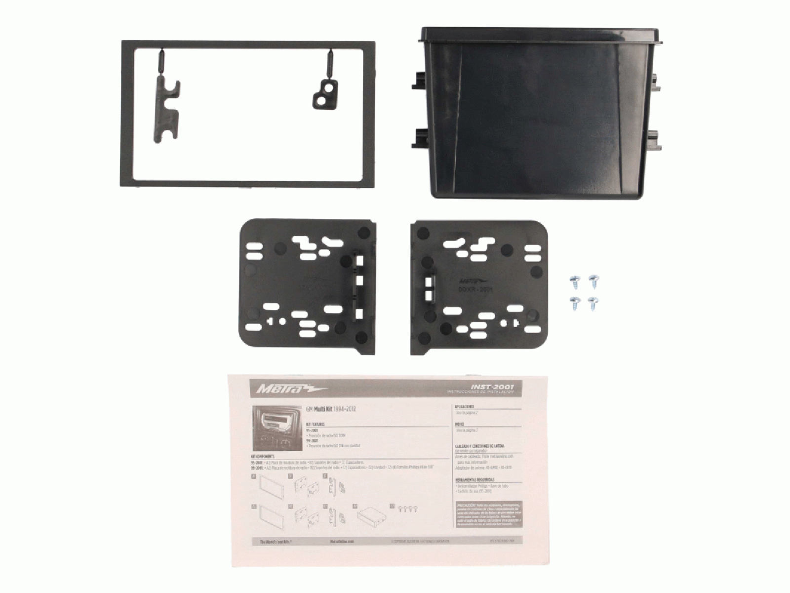 2-DIN Radioblende mit Fach GM/Isuzu diverse Fahrzeuge