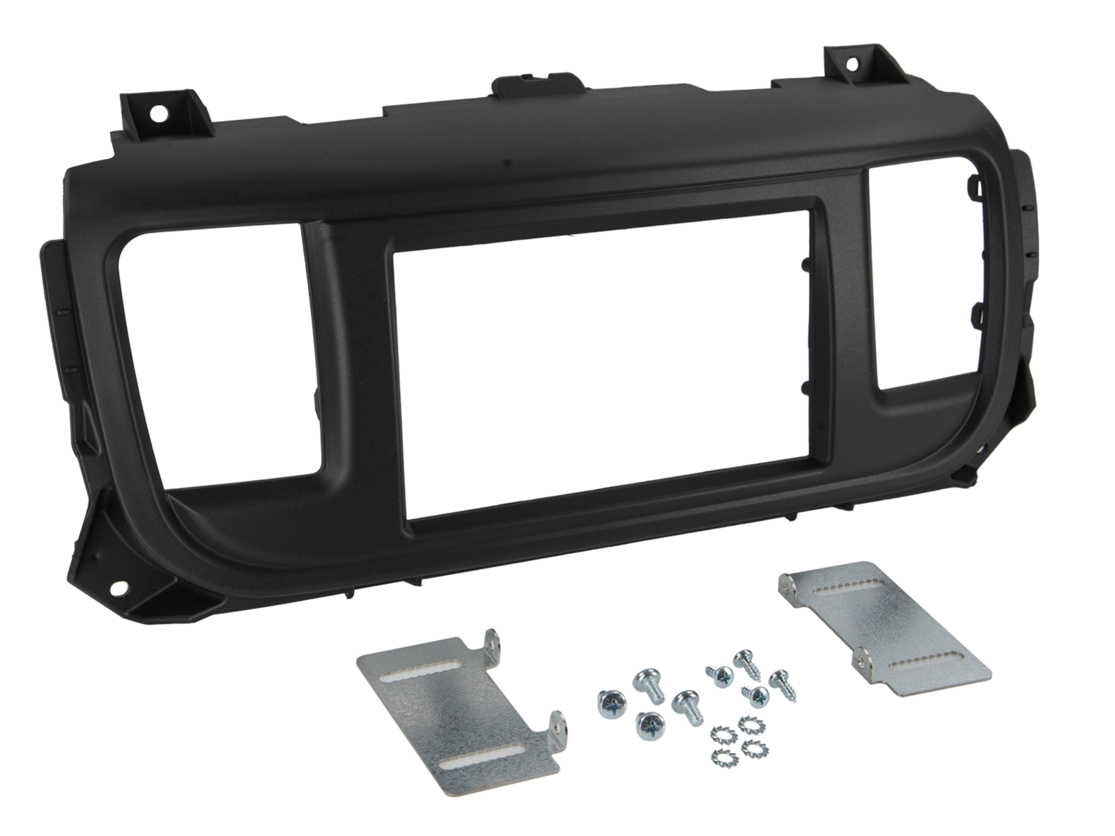 2-DIN Radioblende Citroen/Opel/Peugeot/Toyota schwarz