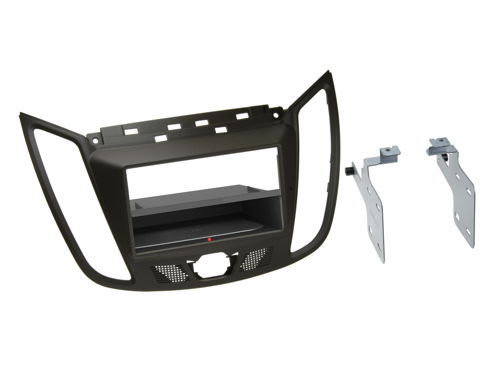 2-DIN Radioblende INBAY® Ford C-MAX/Kuga dunkelbraun