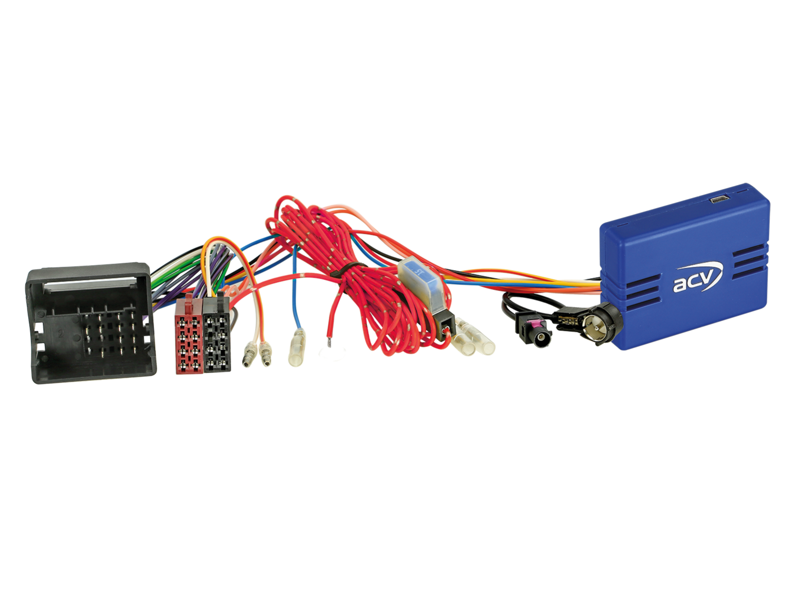 CAN-Bus Kit BMW 40Pin Quadlock>ISO/Antenne Fakra>ISO lose