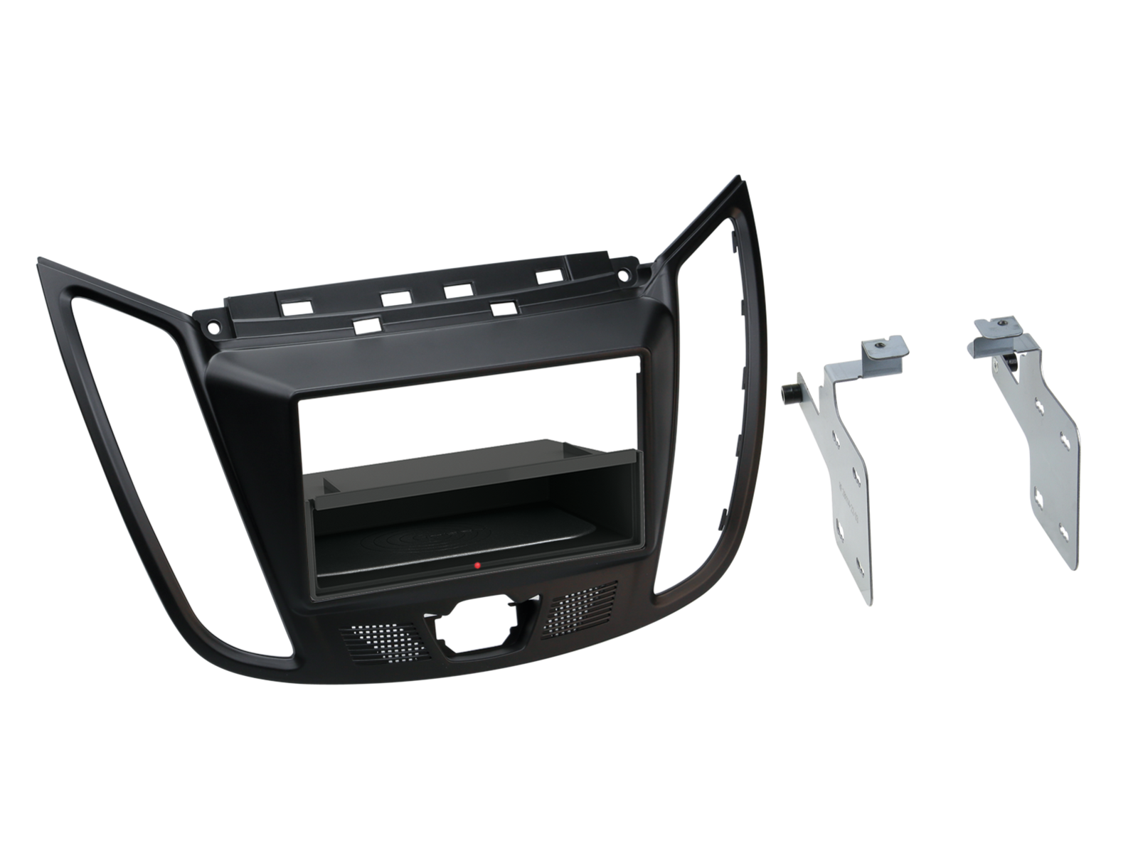 2-DIN Radioblende INBAY® Ford C-MAX/Kuga matt schwarz