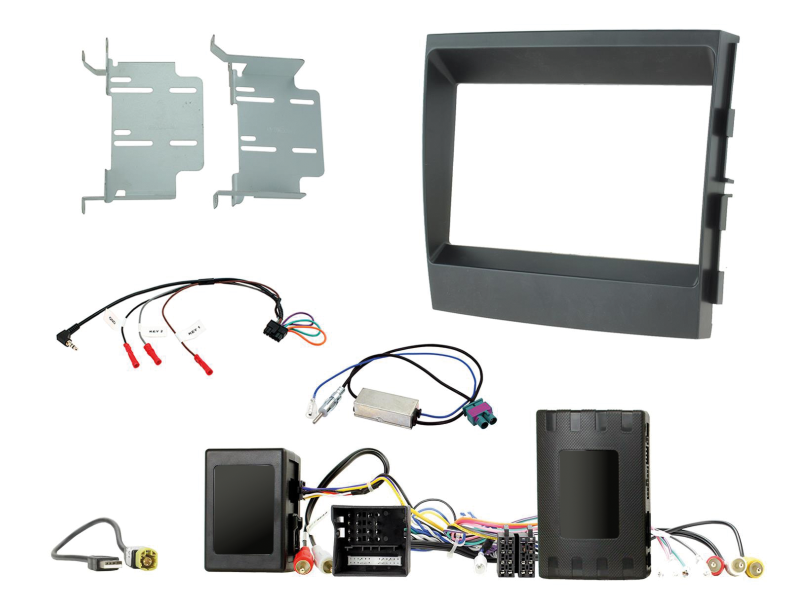 2-DIN Kit Porsche Panamera 2009-2016 Infodapter/Amp MOST