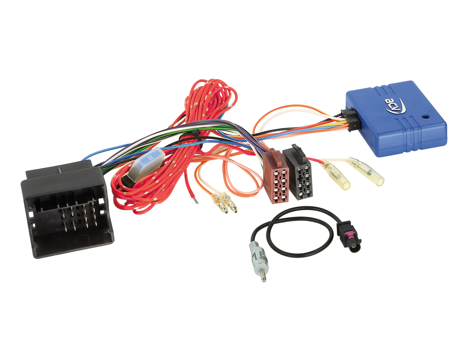 CAN-Bus Kit BMW 40Pin Quadlock>ISO/Antenne Fakra>DIN lose
