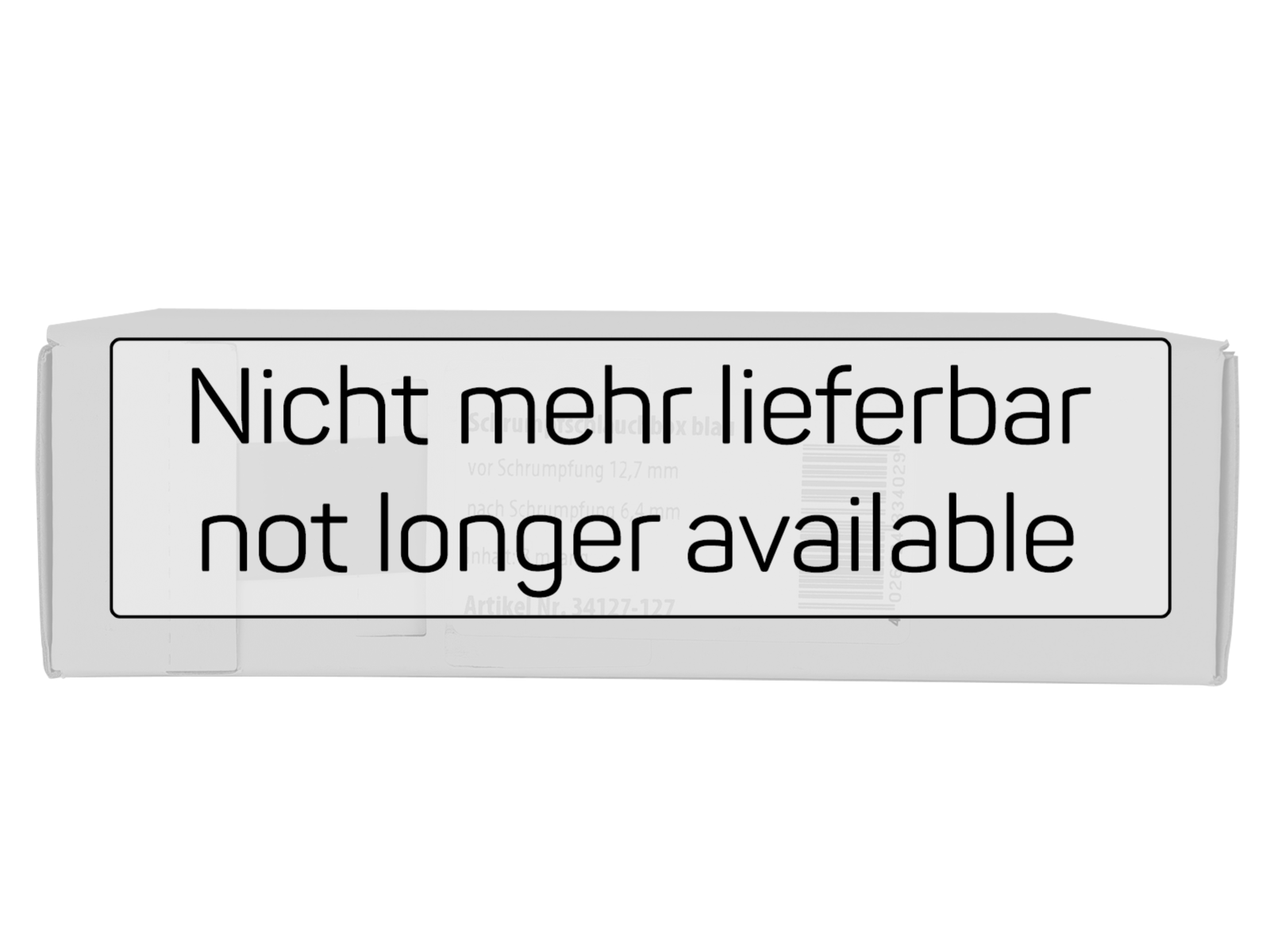 Schrumpfschlauch blau Ø 12,7 mm nicht mehr lieferbar